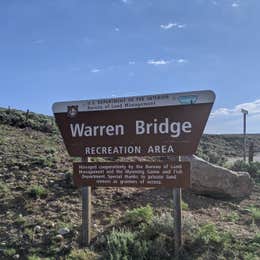 Warren Bridge Recreation Area Designated Dispersed Camping