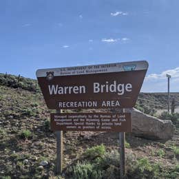 Warren Bridge Recreation Area Designated Dispersed Camping