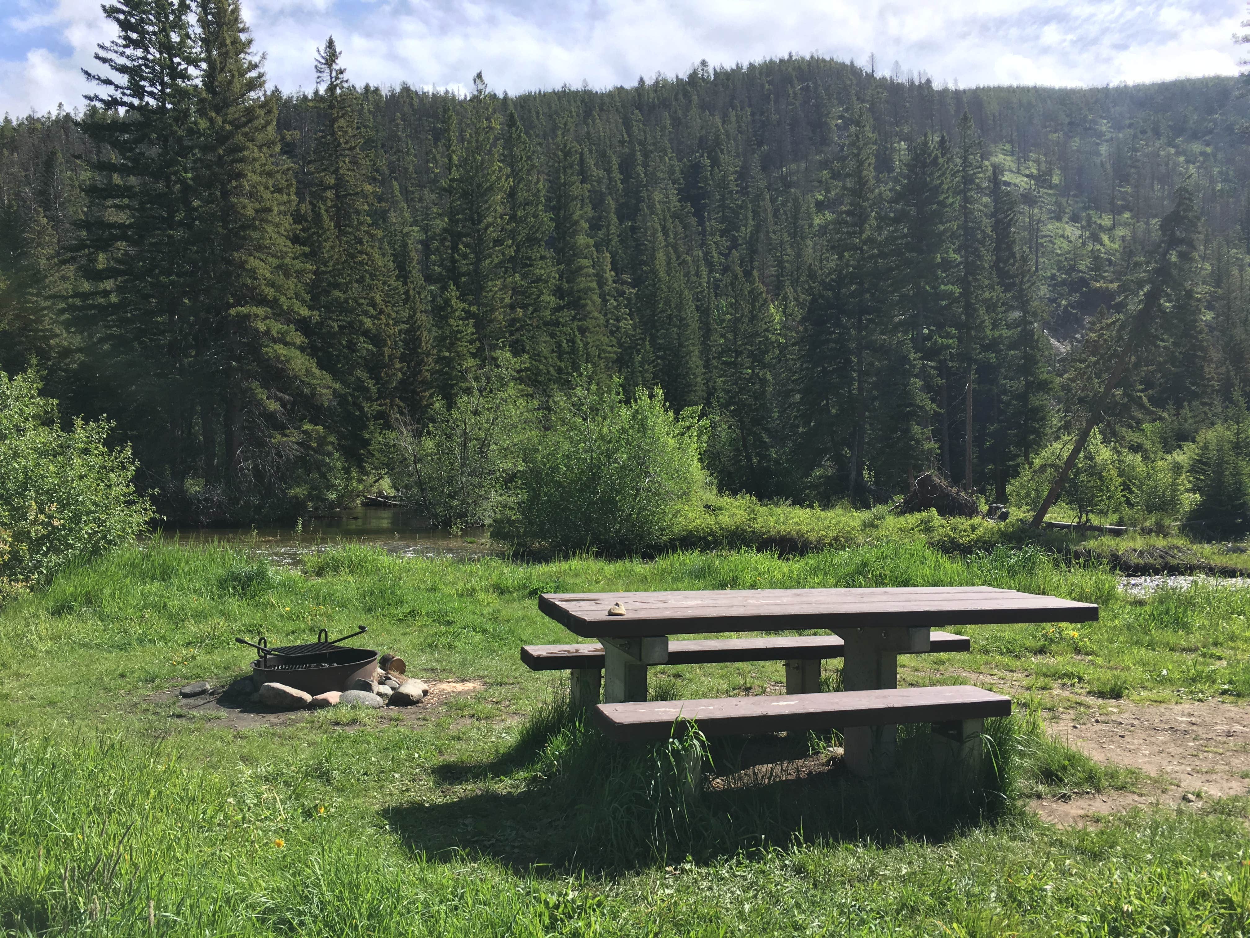 Camper-submitted photo at East Boulder Campground near Greycliff, MT