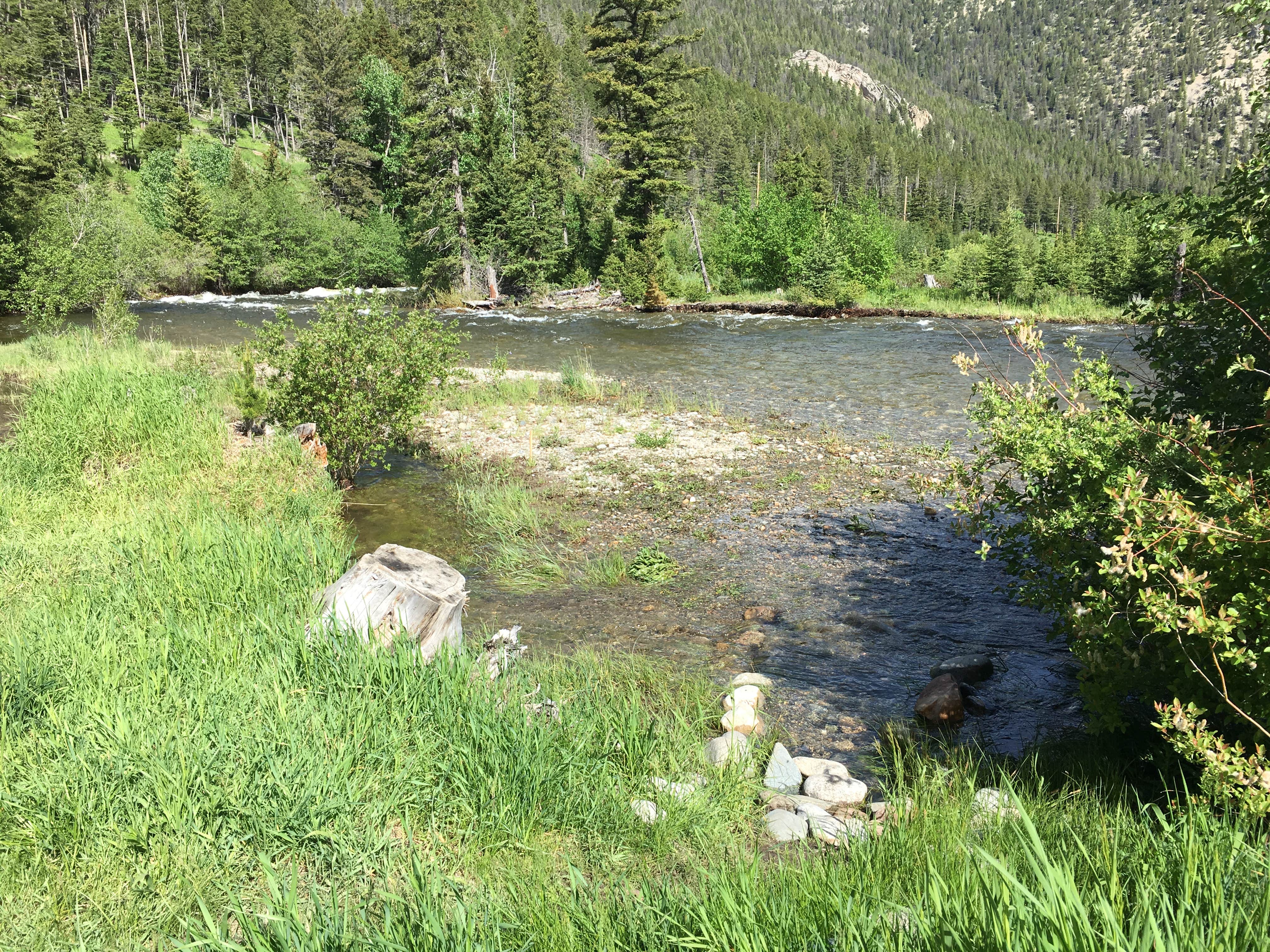 Camper-submitted photo at East Boulder Campground near Emigrant, MT