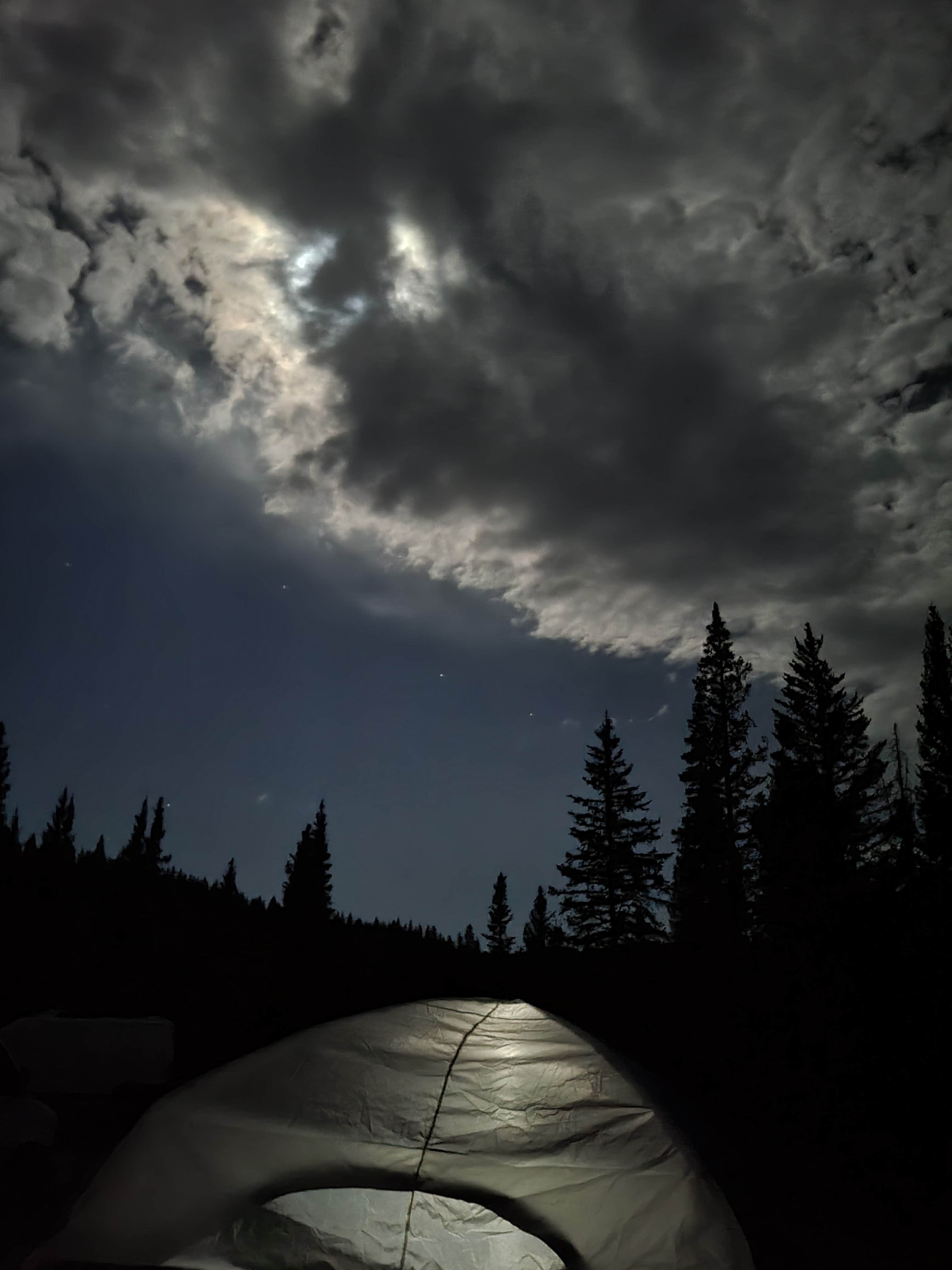 Shawna's photo of tent camping at Priest Lake Dispersed Camping Area near Ridgway, CO