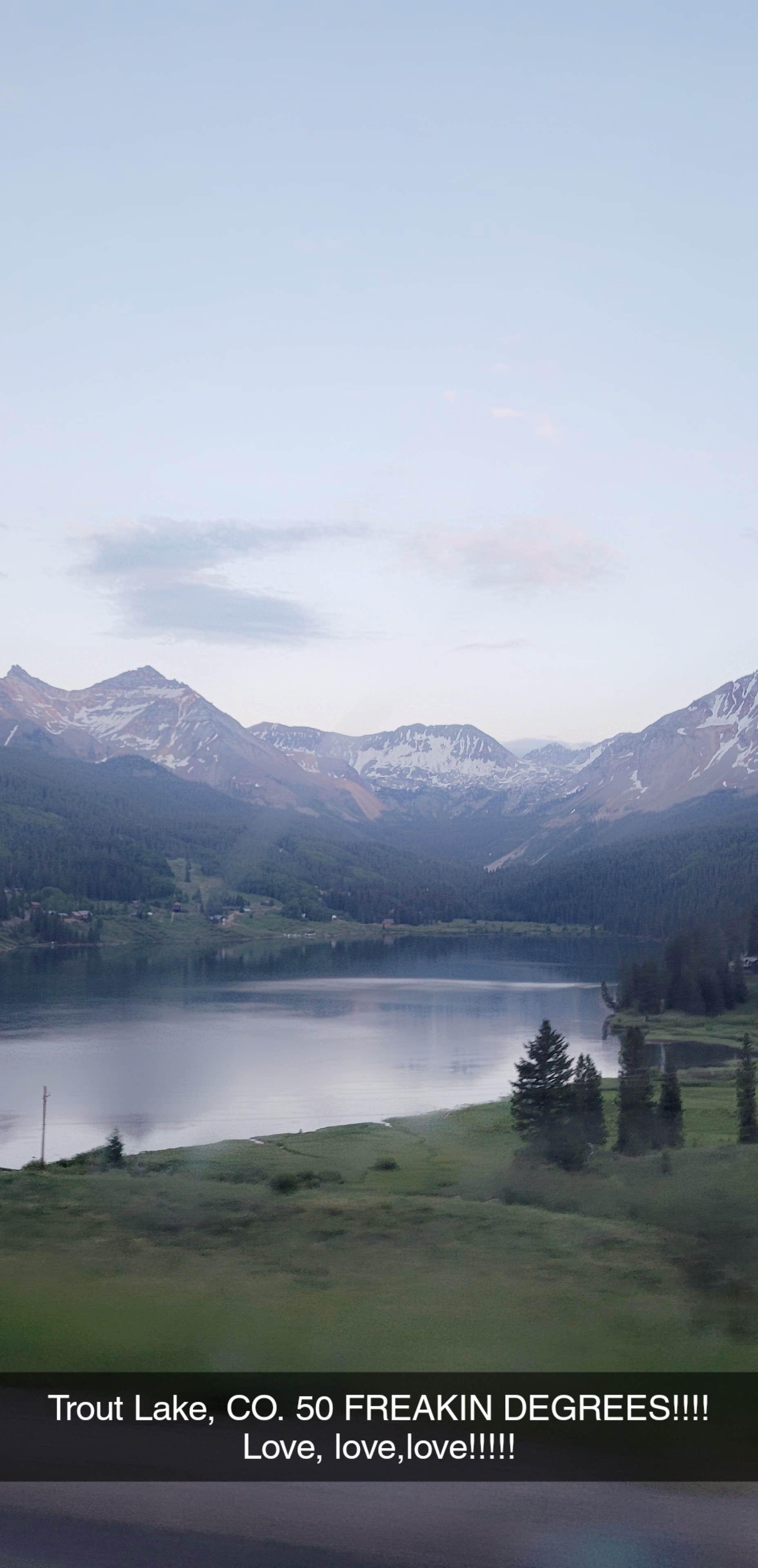 Shawna's photo of a dispersed camping area at Priest Lake Dispersed Camping Area near Placerville, CO