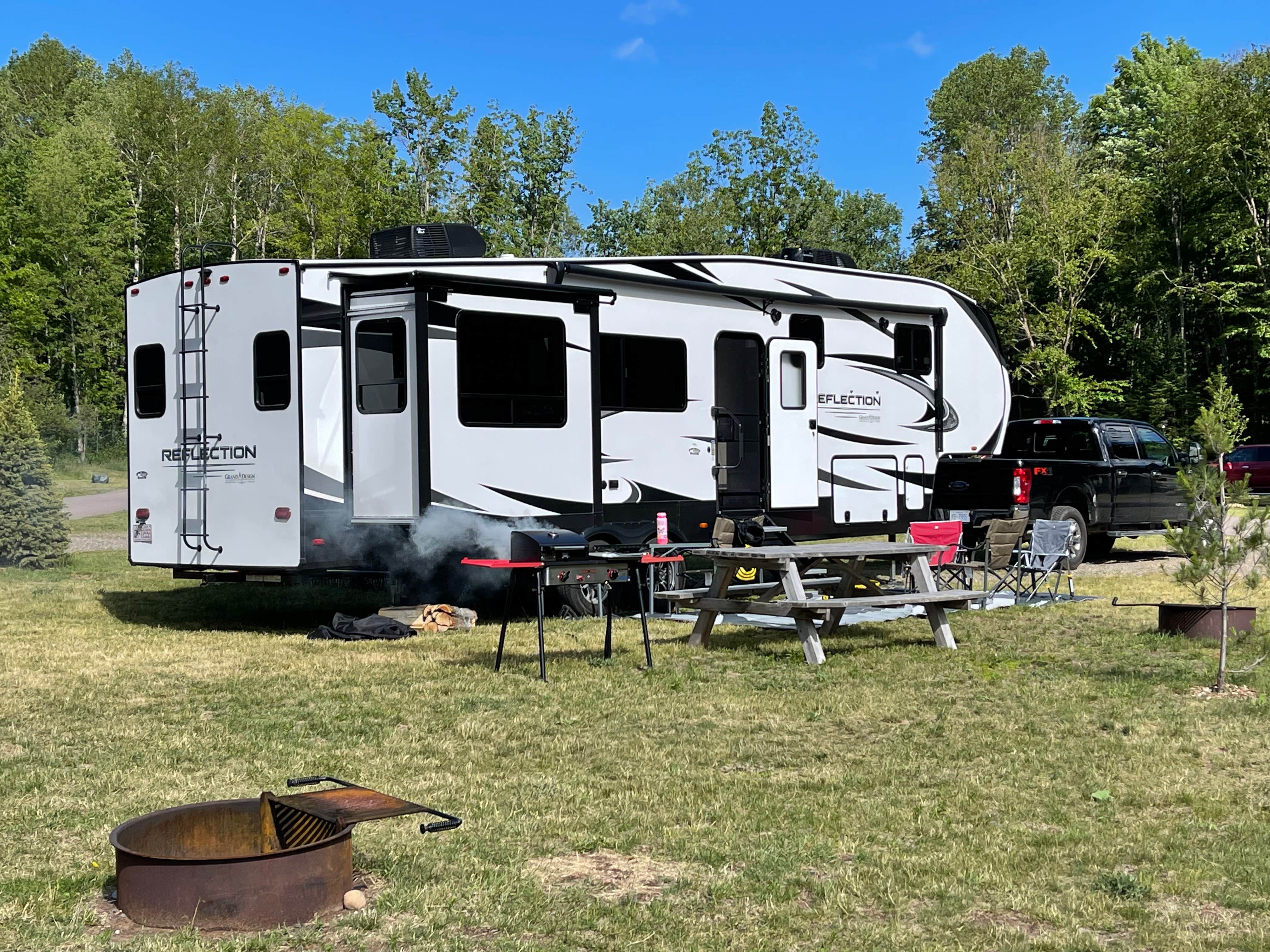 Bucky W.'s photo of rv camping at Rippling Rivers RV Resort near Negaunee, MI