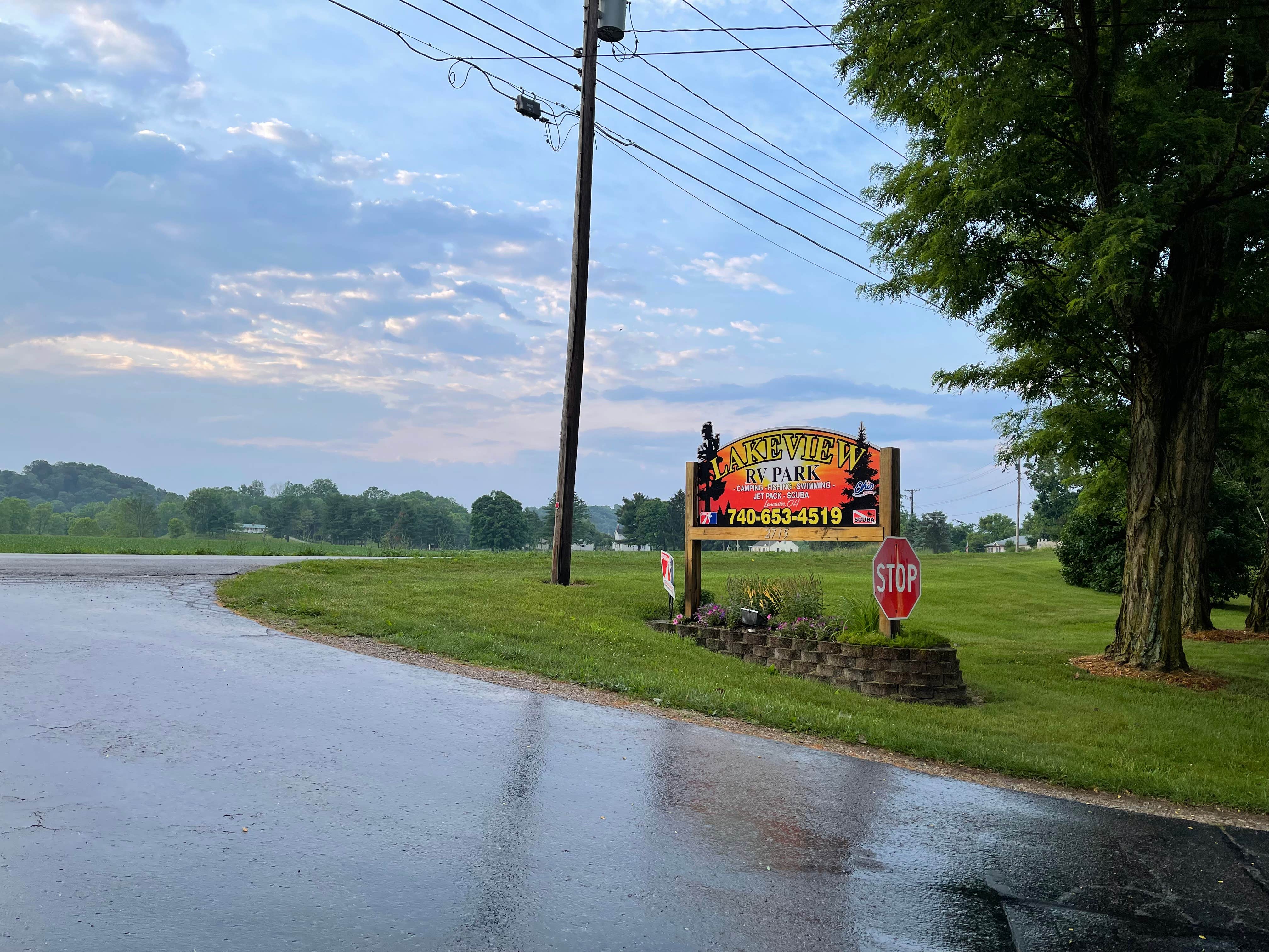 Camper-submitted photo at Lakeview RV Park near Lockbourne, OH