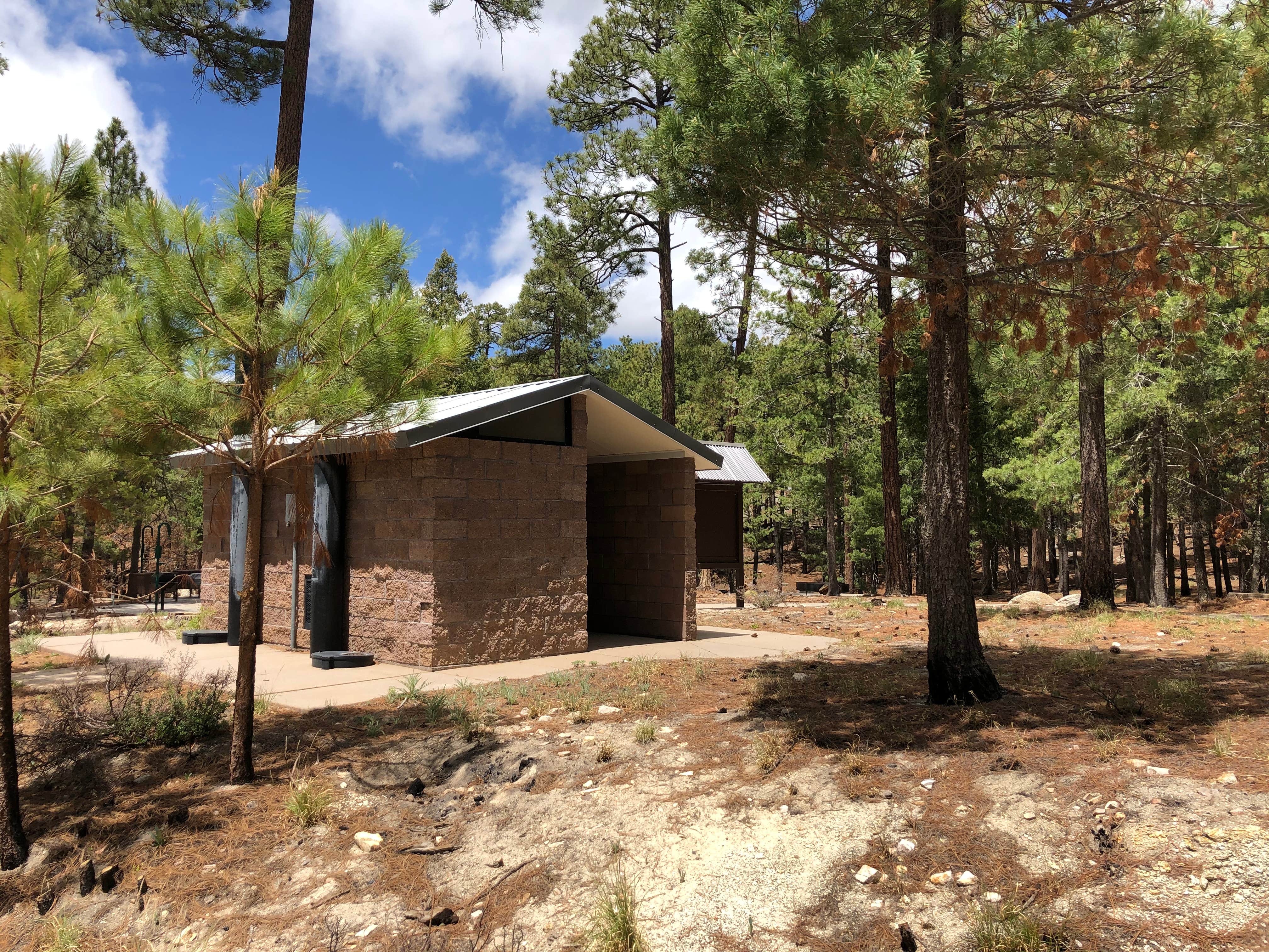 Candy P.'s photo of glamping accommodations at Coronado National Forest Whitetail Group Site near Marana, AZ