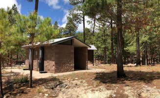 Candy P.'s photo of glamping accommodations at Coronado National Forest Whitetail Group Site near Sonoita, AZ