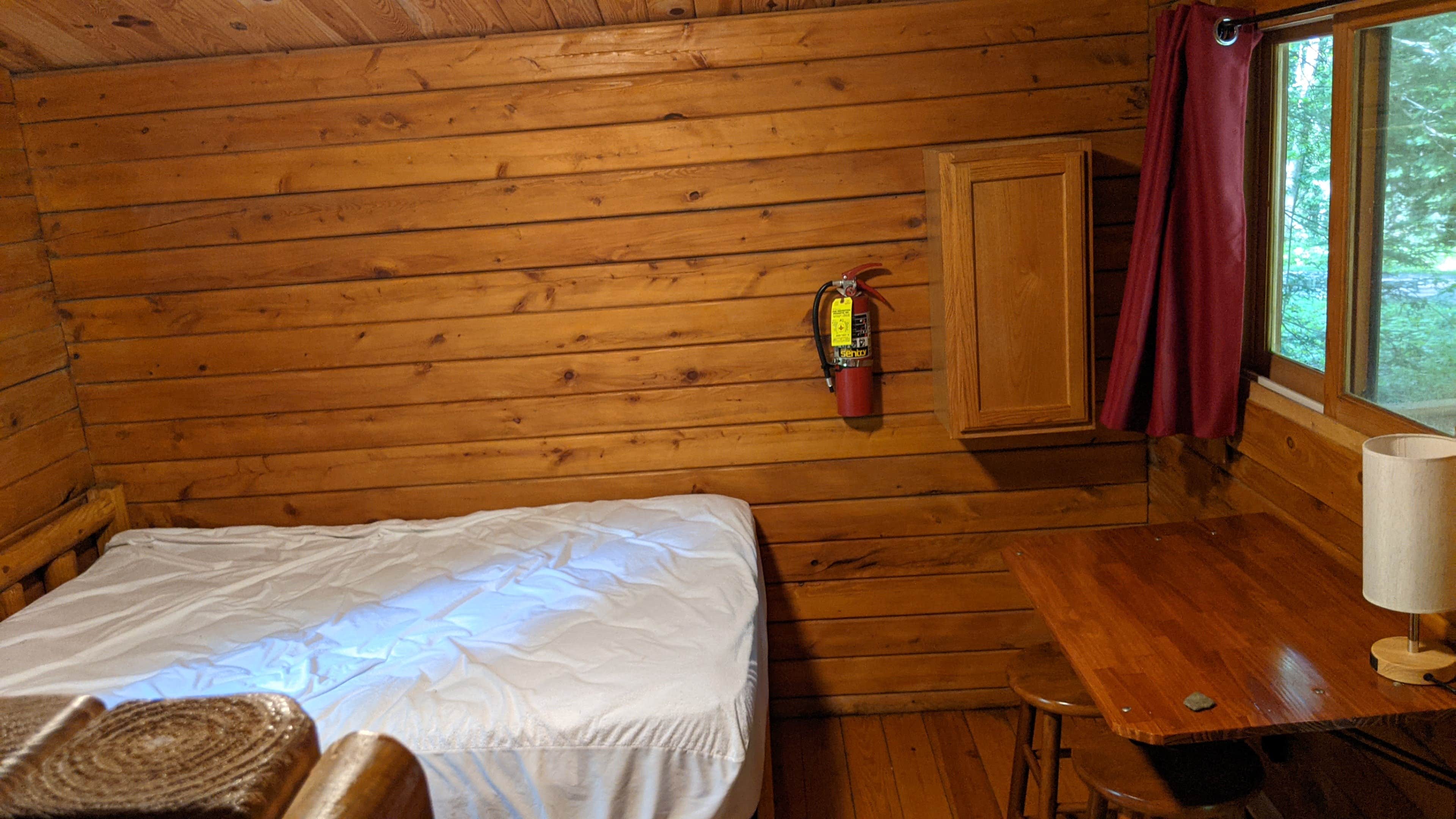 Rebecca's photo of glamping accommodations at Swallow Falls State Park Campground near Grantsville, MD