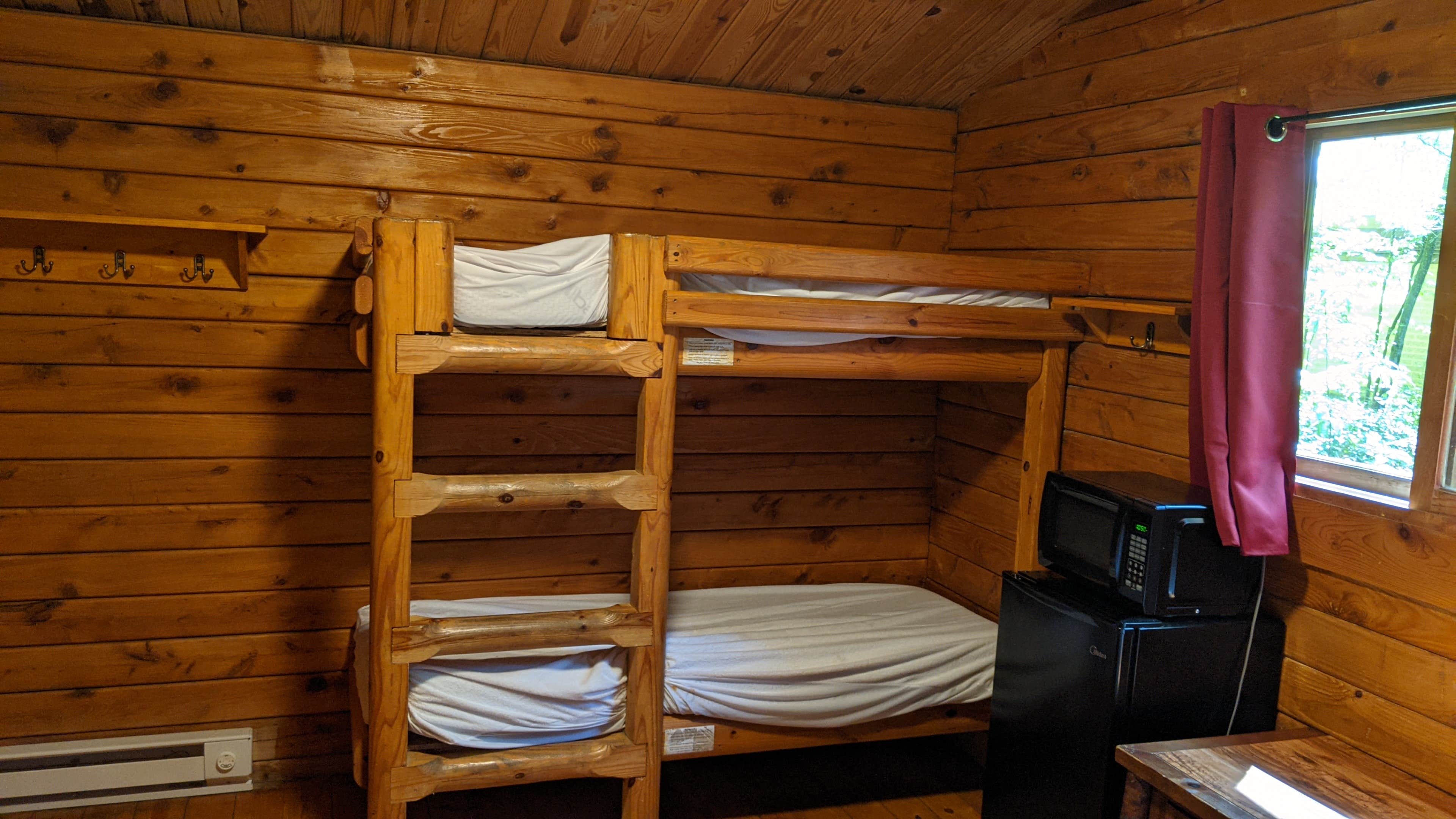 Rebecca's photo of glamping accommodations at Swallow Falls State Park Campground near Belington, WV