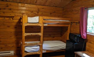Rebecca's photo of glamping accommodations at Swallow Falls State Park Campground near Seneca Rocks, WV