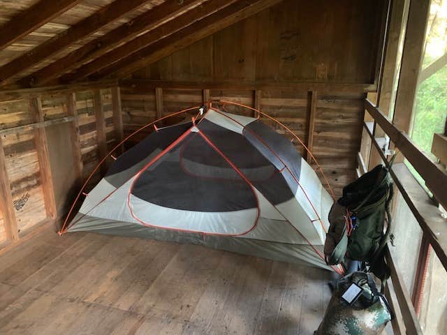 Matthew G.'s photo of tent camping at Washington Creek Campground — Isle Royale National Park near Grand Portage, MN