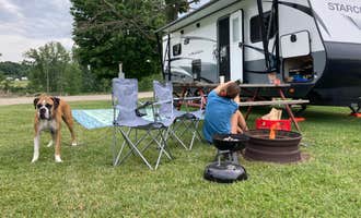 Camping near Harrison Lake State Park Campground: Loveberry's Funny Farm Campground, Pioneer, Ohio