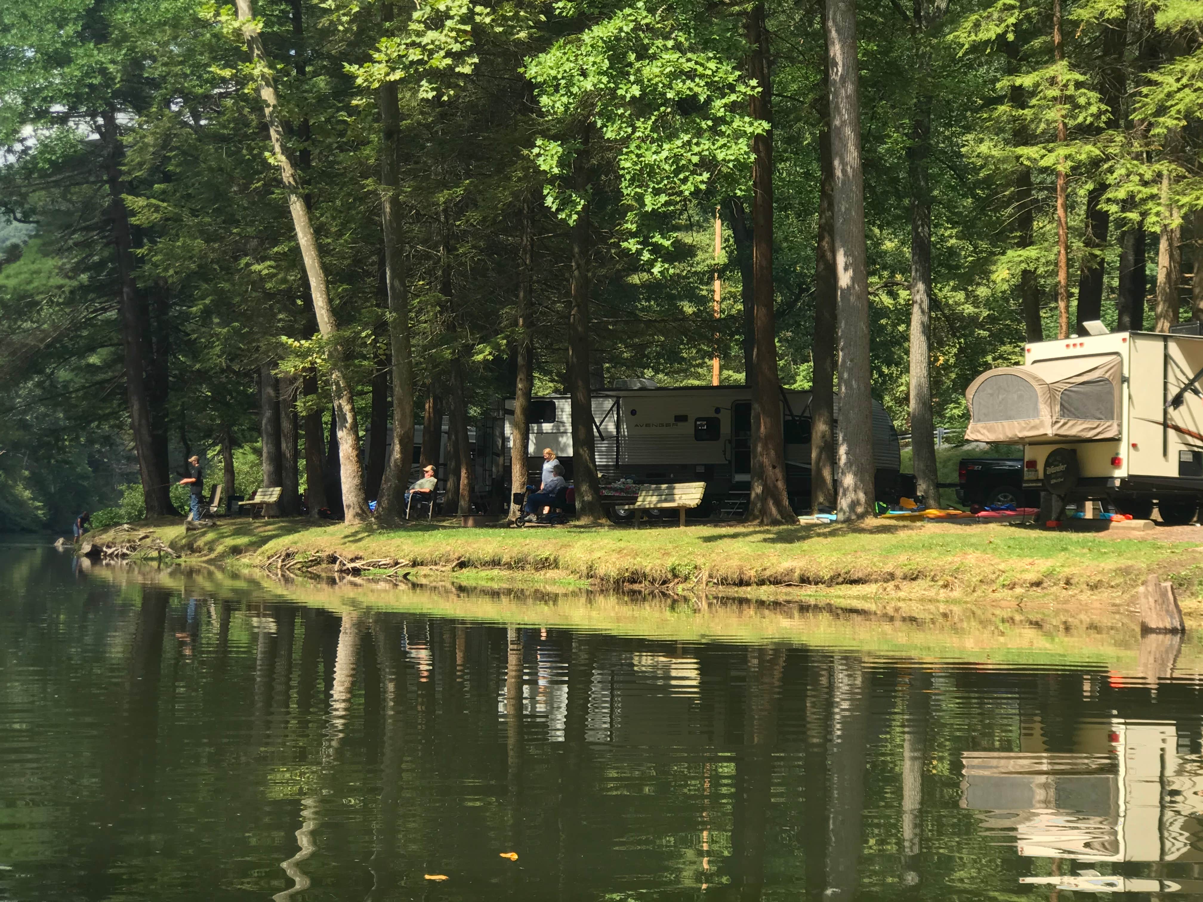 Amber W.'s photo at Upper Campground — Kettle Creek State Park near Driftwood, PA