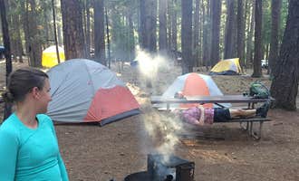 Camping near Tannery Gulch Campground: Hayward Flat, Trinity Center, California