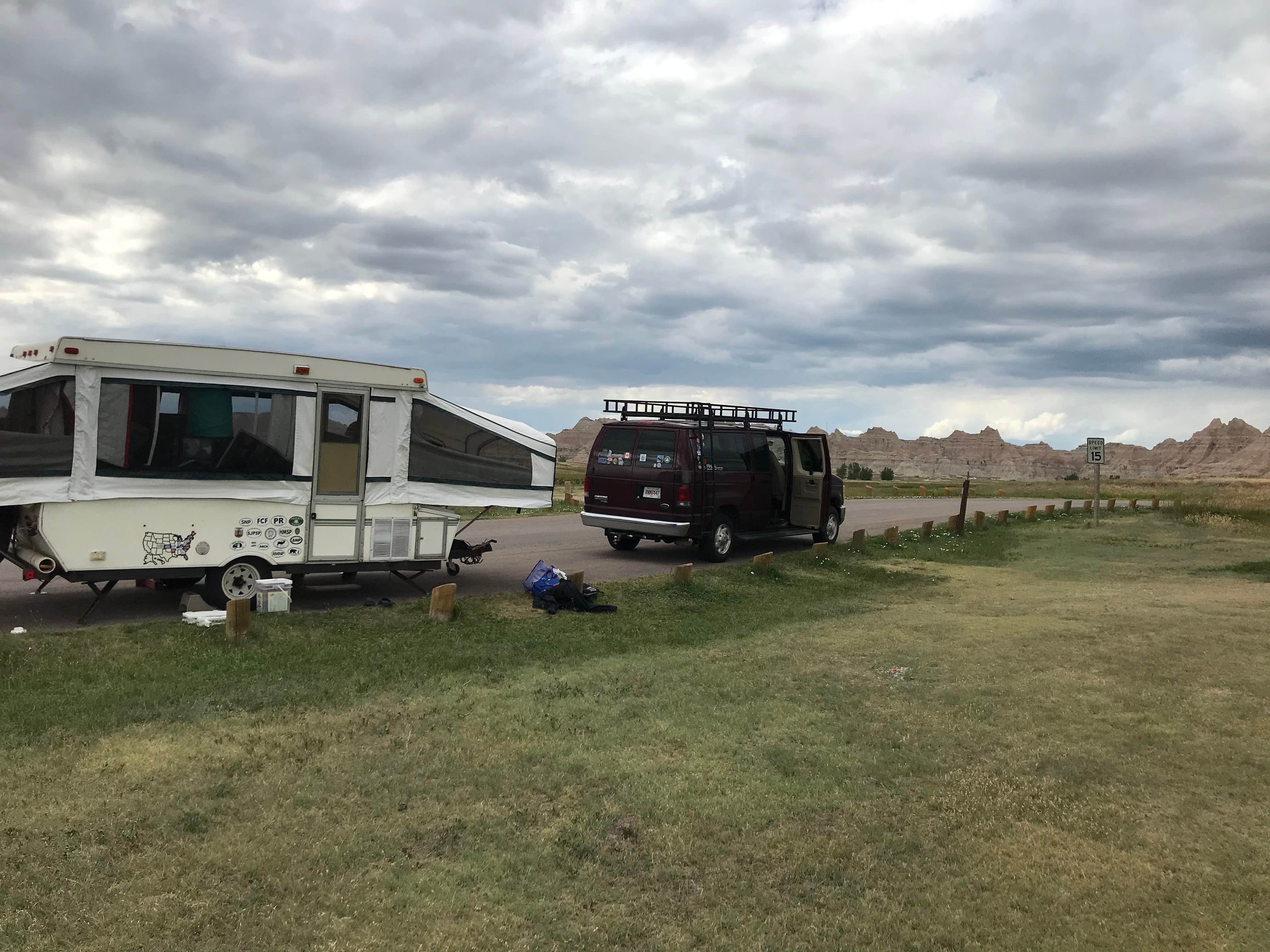 Stephanie S.'s photo of rv camping at Cedar Pass Campground — Badlands National Park near Philip, SD