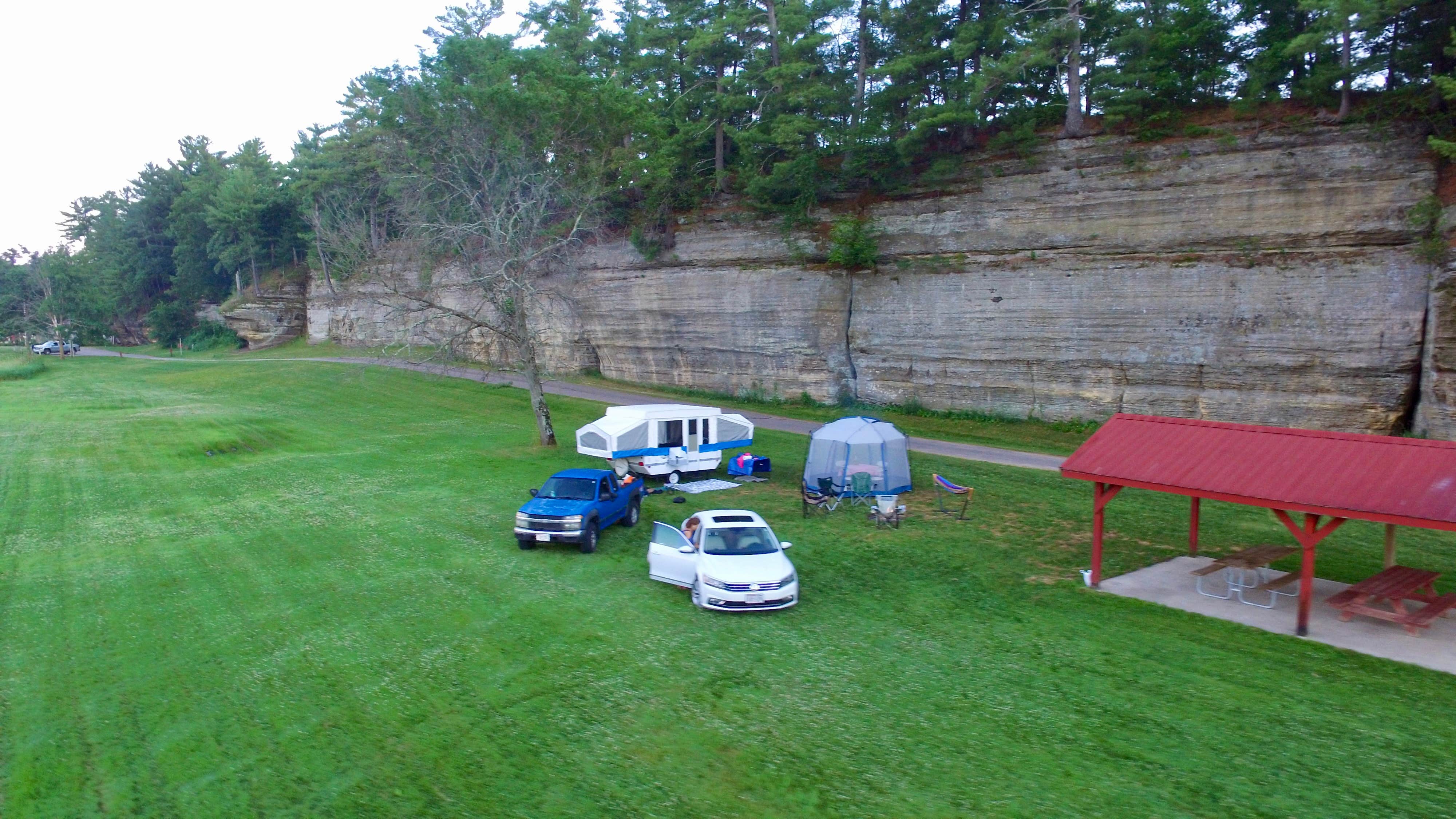 Camping near La Farge City Park: Pier Natural Bridge County Park, Richland Center, Wisconsin