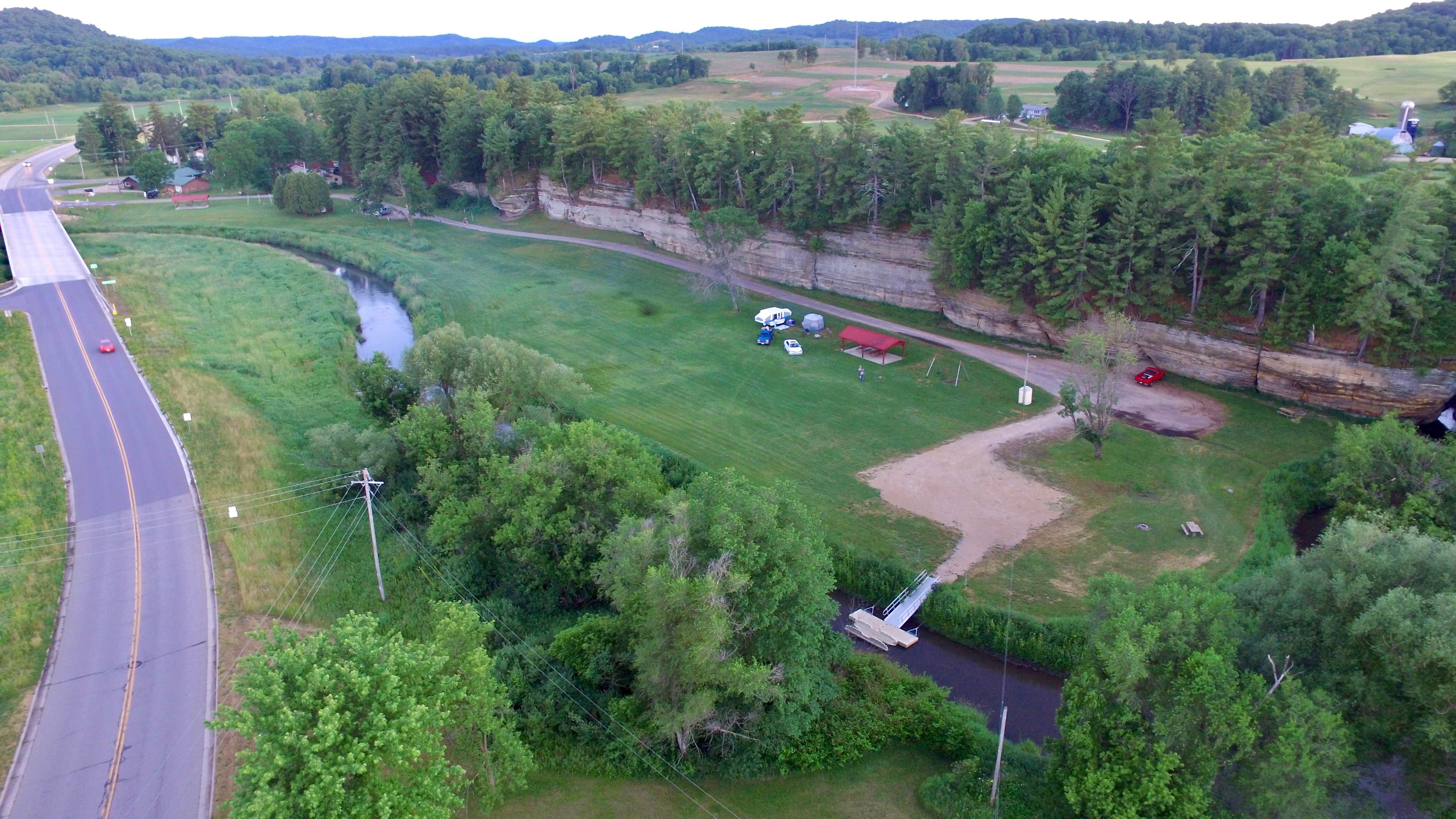 Camper-submitted photo at Pier Natural Bridge County Park near Richland Center, WI
