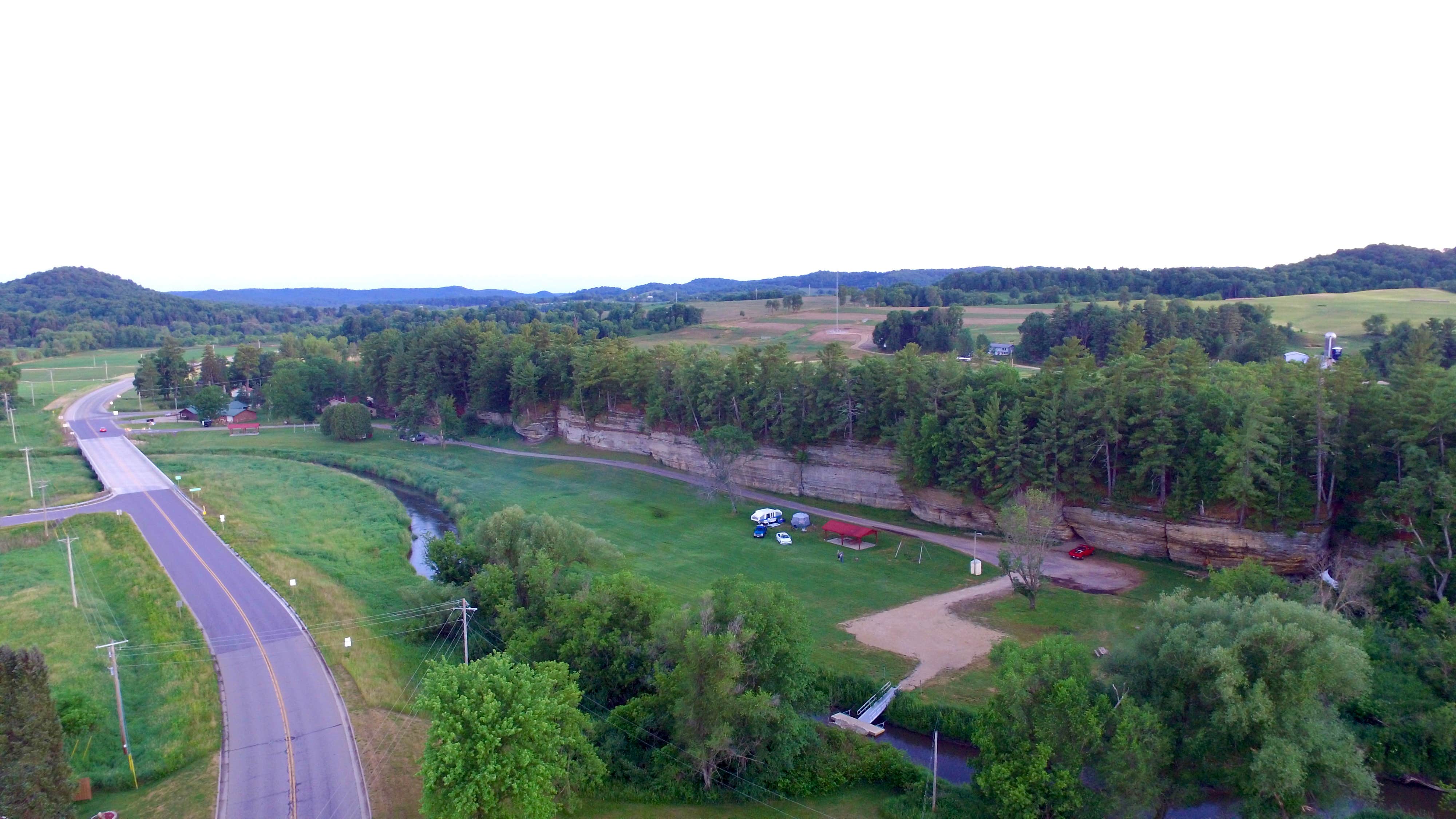 Camper-submitted photo at Pier Natural Bridge County Park near Richland Center, WI