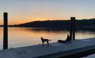 Hernan V.'s photo of camping with pets at City of Harrison RV Park & Campground near Coeur d'Alene, ID