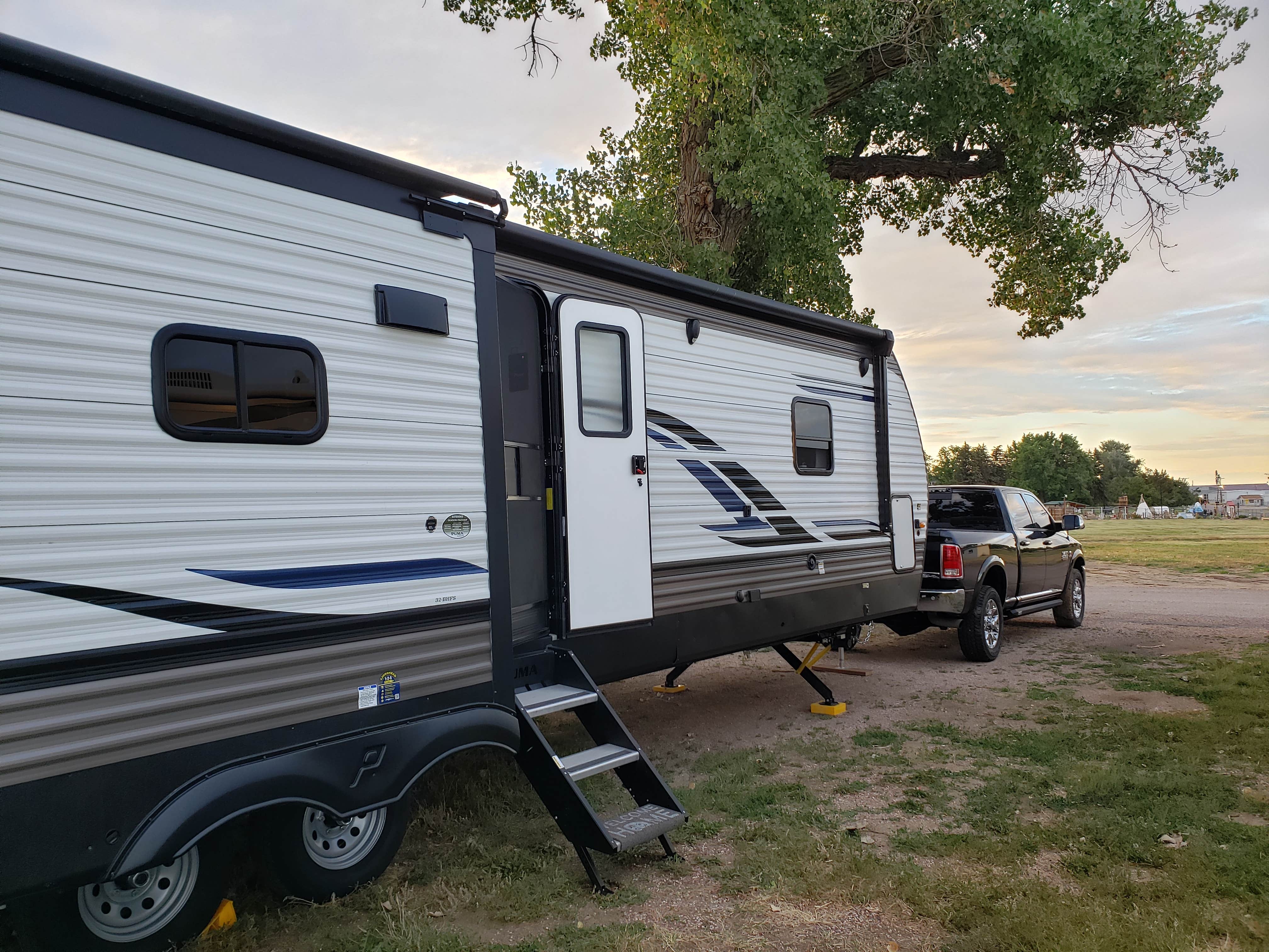 April G.'s photo of rv camping at Lewis Park near Fort Laramie, WY