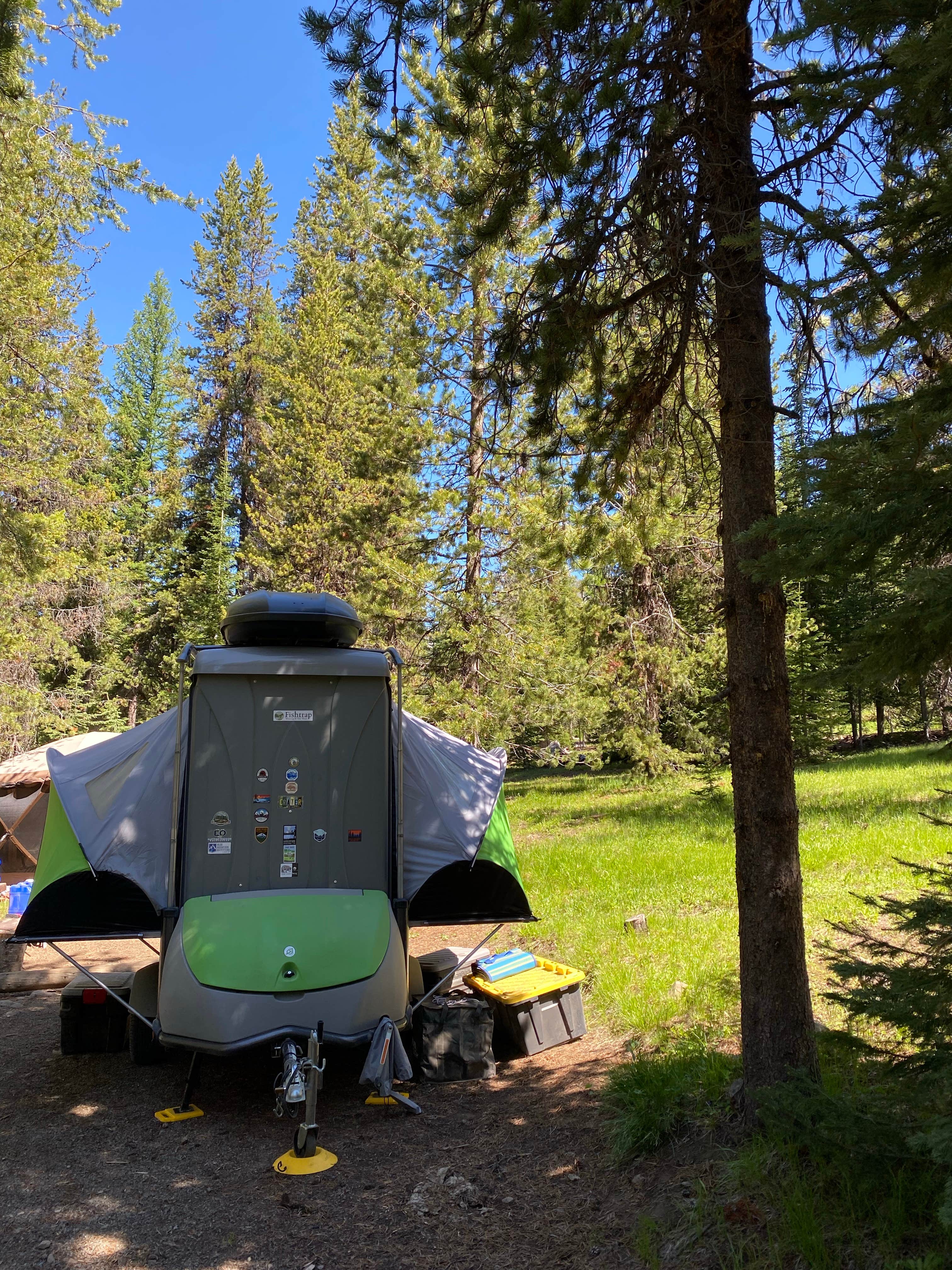 Jim B.'s photo of tent camping at West Eagle Meadow Campground near Oxbow, OR