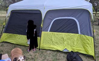 Lesley J.'s photo of camping with pets at Sleepy Hollow Campground near Badlands National Park