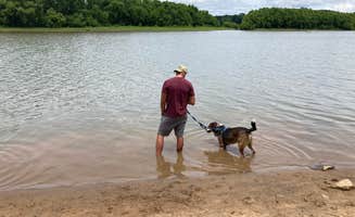 Katie's photo of camping with pets at Staunton River State Park Campground in Virginia