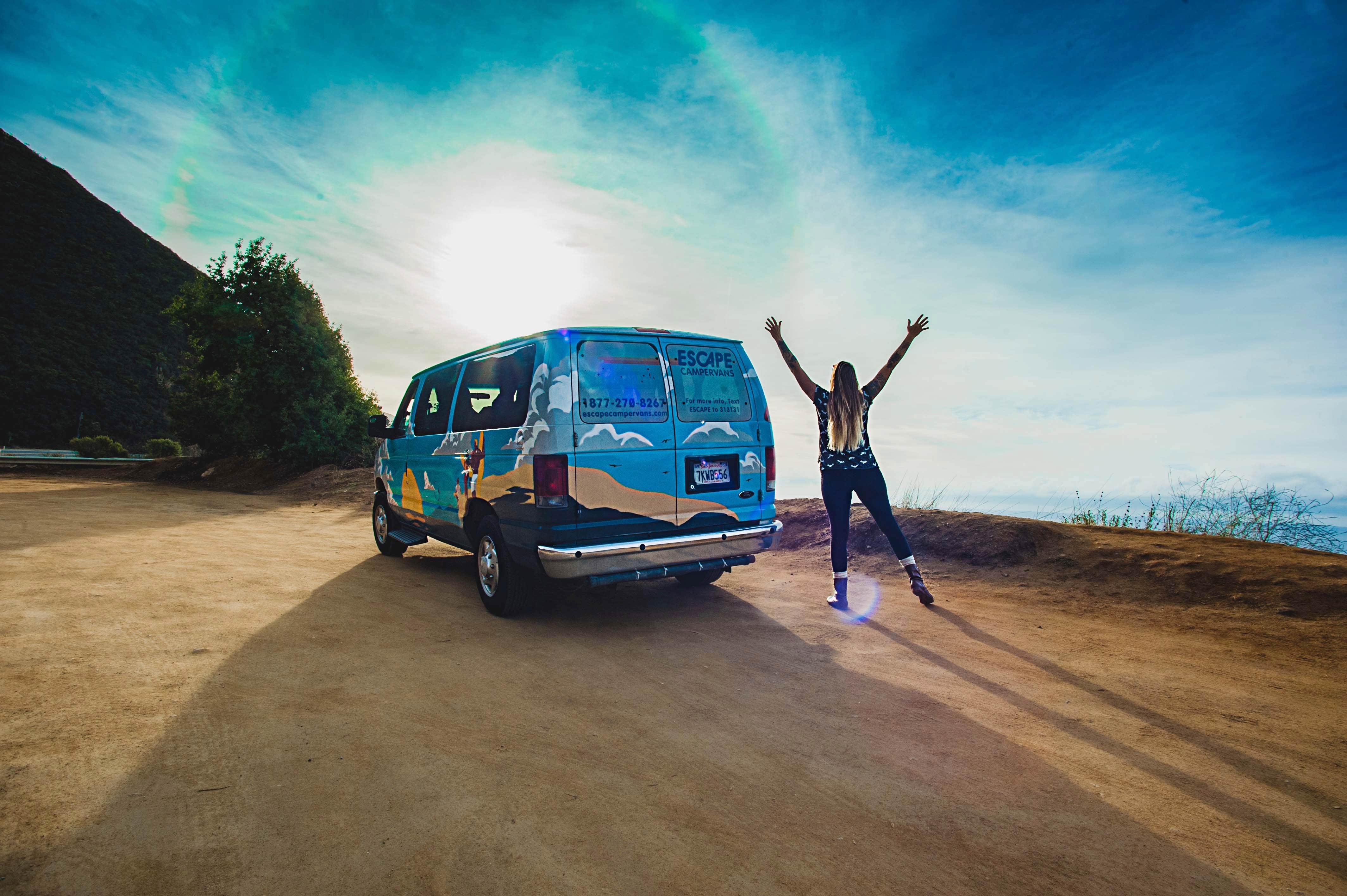 Kristina B.'s photo of rv camping at Pfeiffer Big Sur State Park Campground near Fort Hunter Liggett, CA