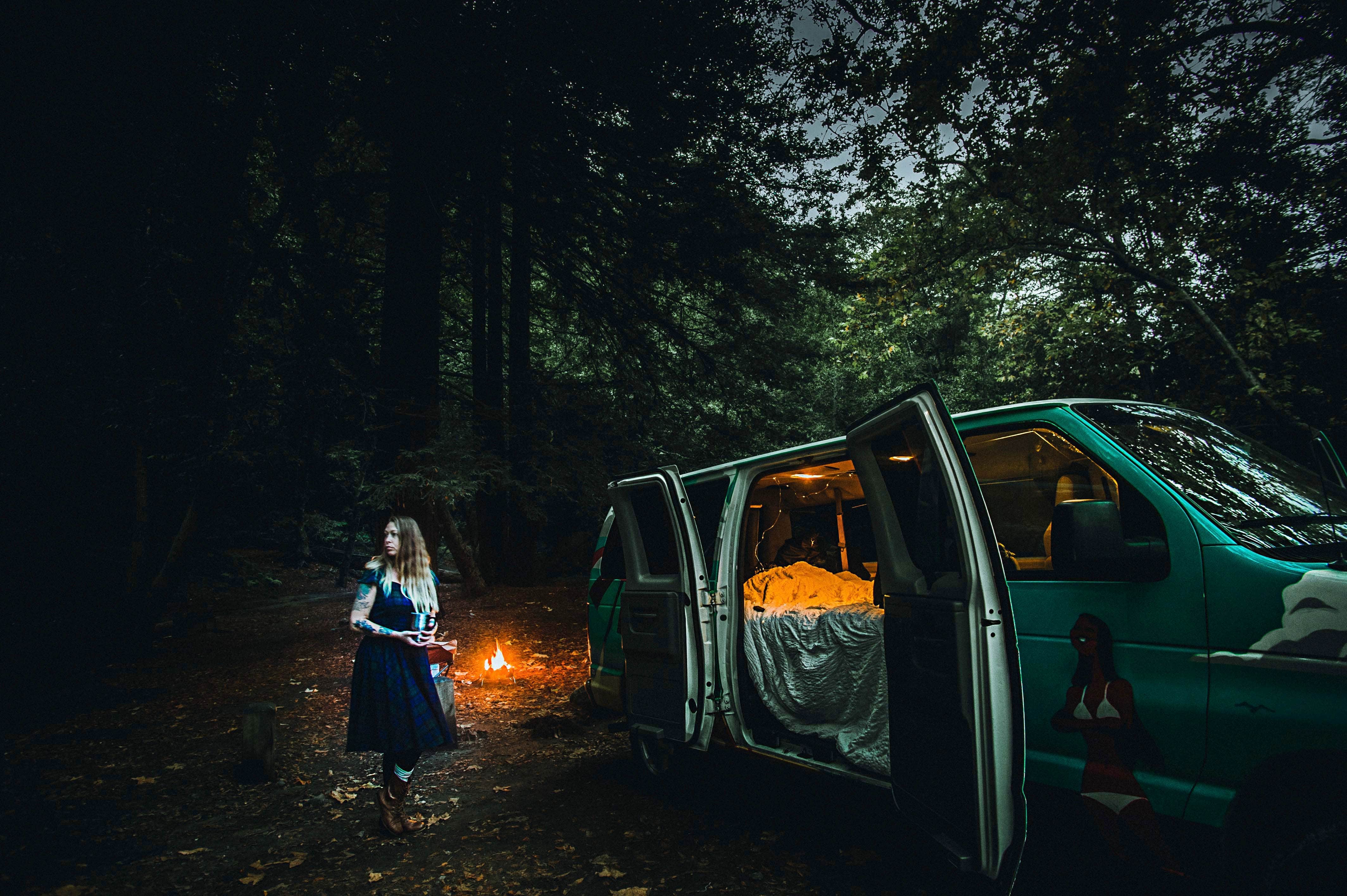 Kristina B.'s photo of tent camping at Pfeiffer Big Sur State Park Campground near Soledad, CA