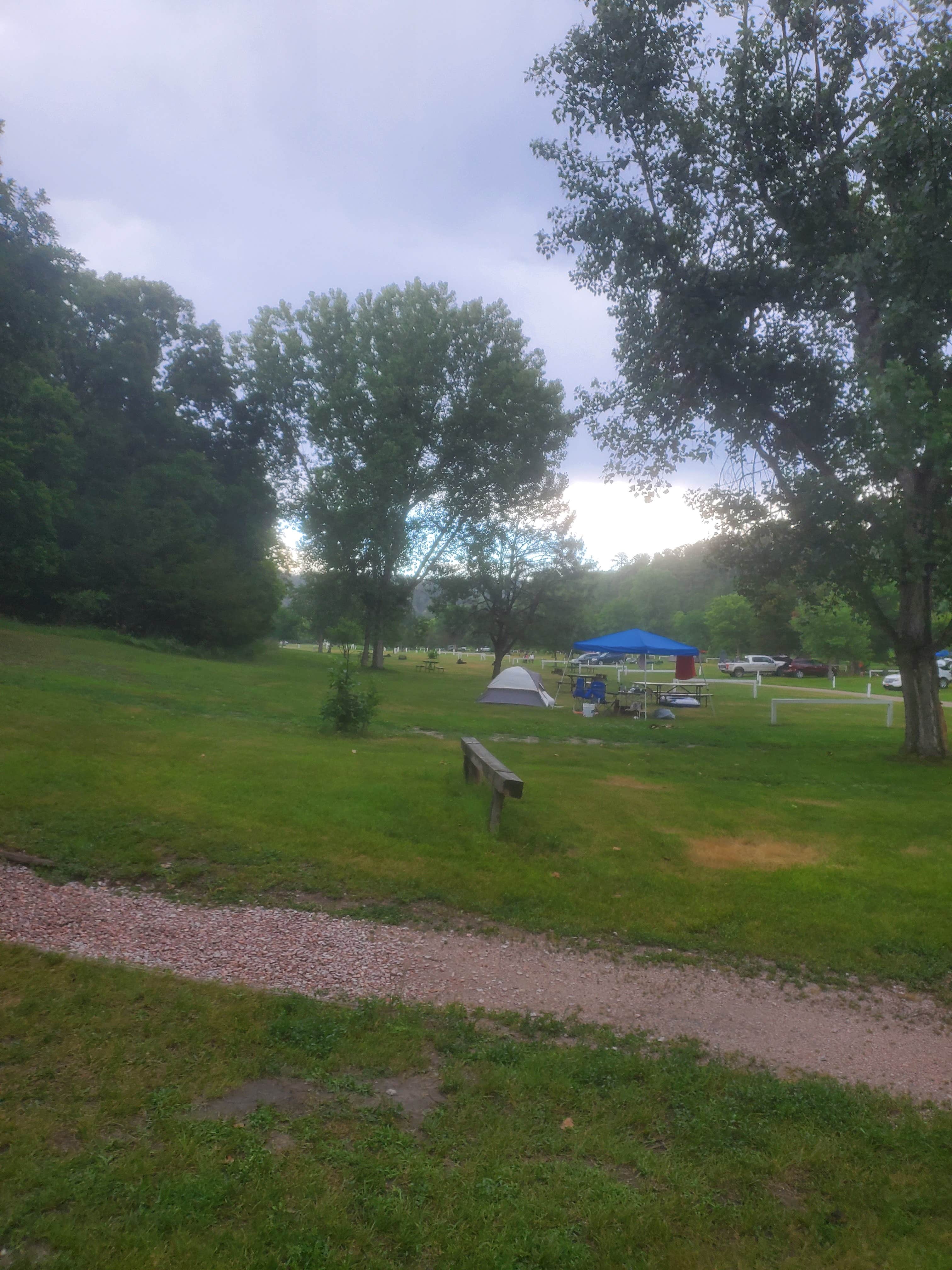 Ashley N.'s photo of tent camping at West Campground — Smith Falls State Park near Sparks, NE
