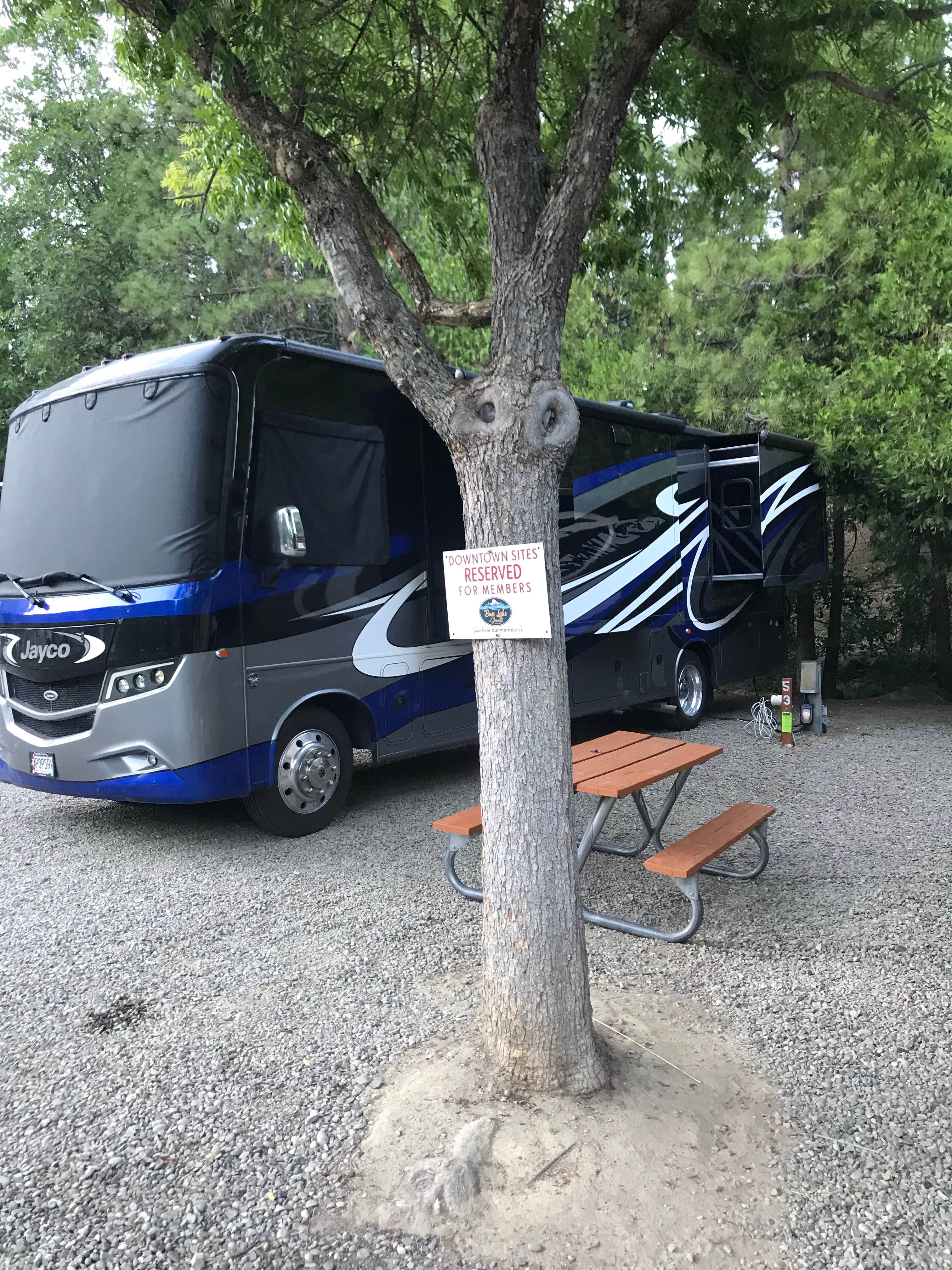 Mike H.'s photo of rv camping at Bass Lake at Yosemite RV Resort near Yosemite Valley, CA