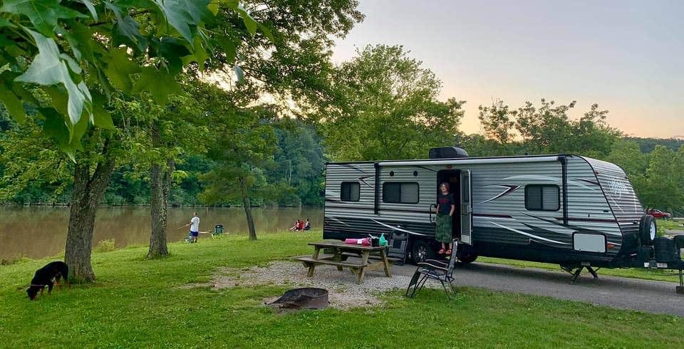 Matthew G.'s photo of rv camping at Lake View Campground — Beech Fork State Park near East Lynn Lake