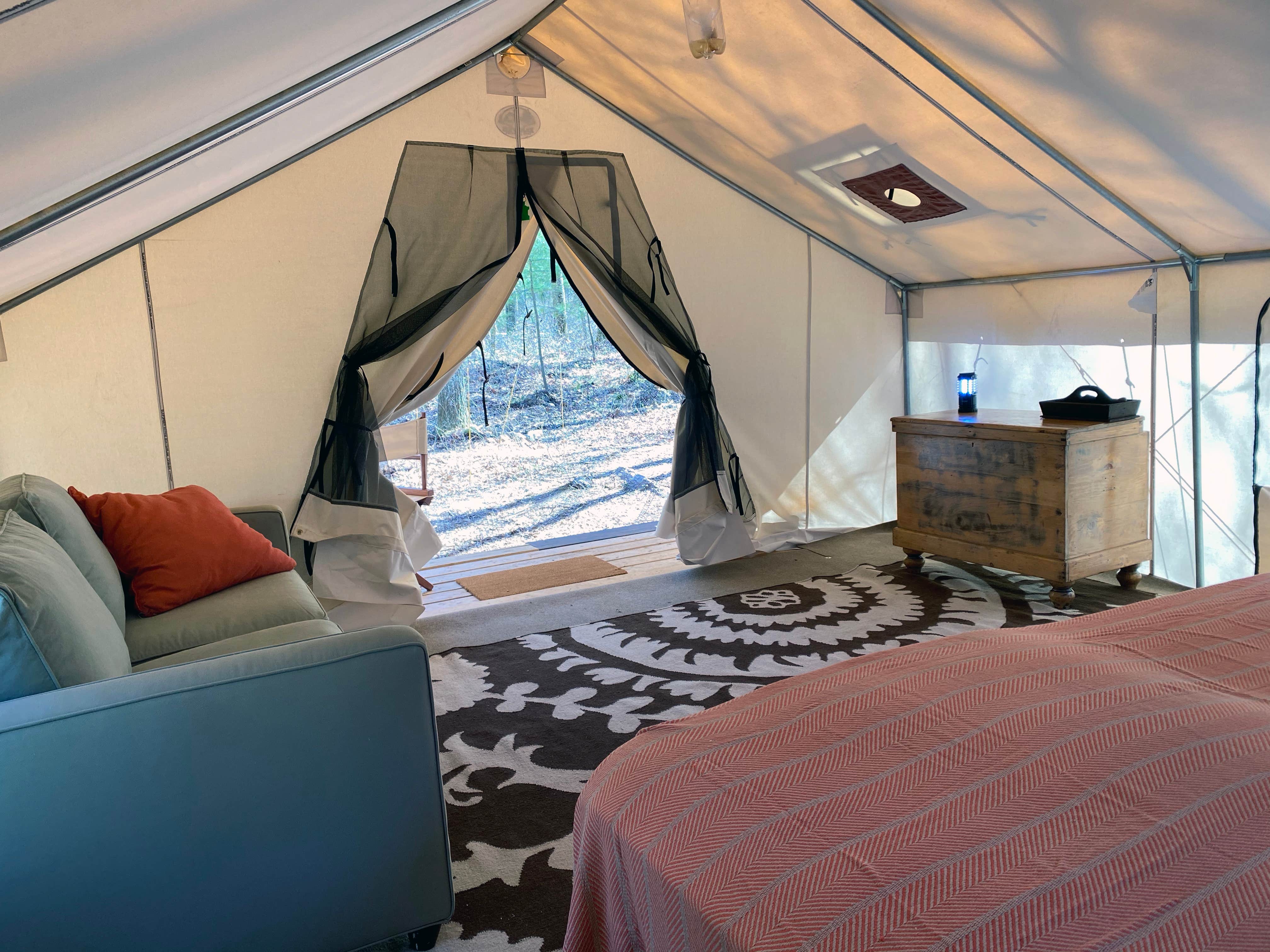 Amy B.'s photo at Glamp Frogmore near Portsmouth, RI