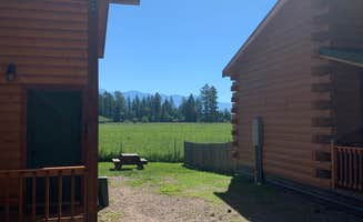 Jennifer H.'s photo of a cabin at Rocky Mountain Hi Campground near Trego, MT