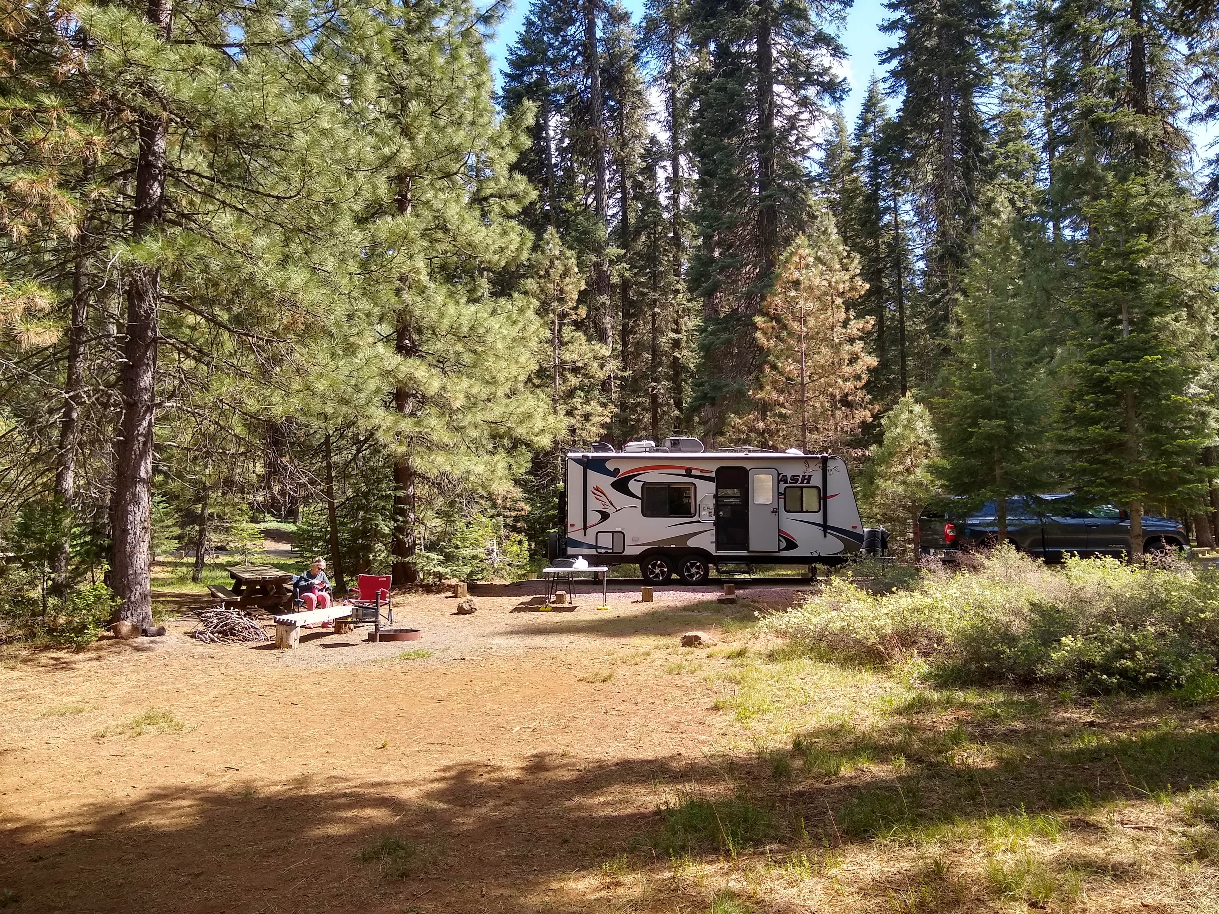 Camping near Hole-in-the-Ground: Battle Creek Campground, Mineral, California