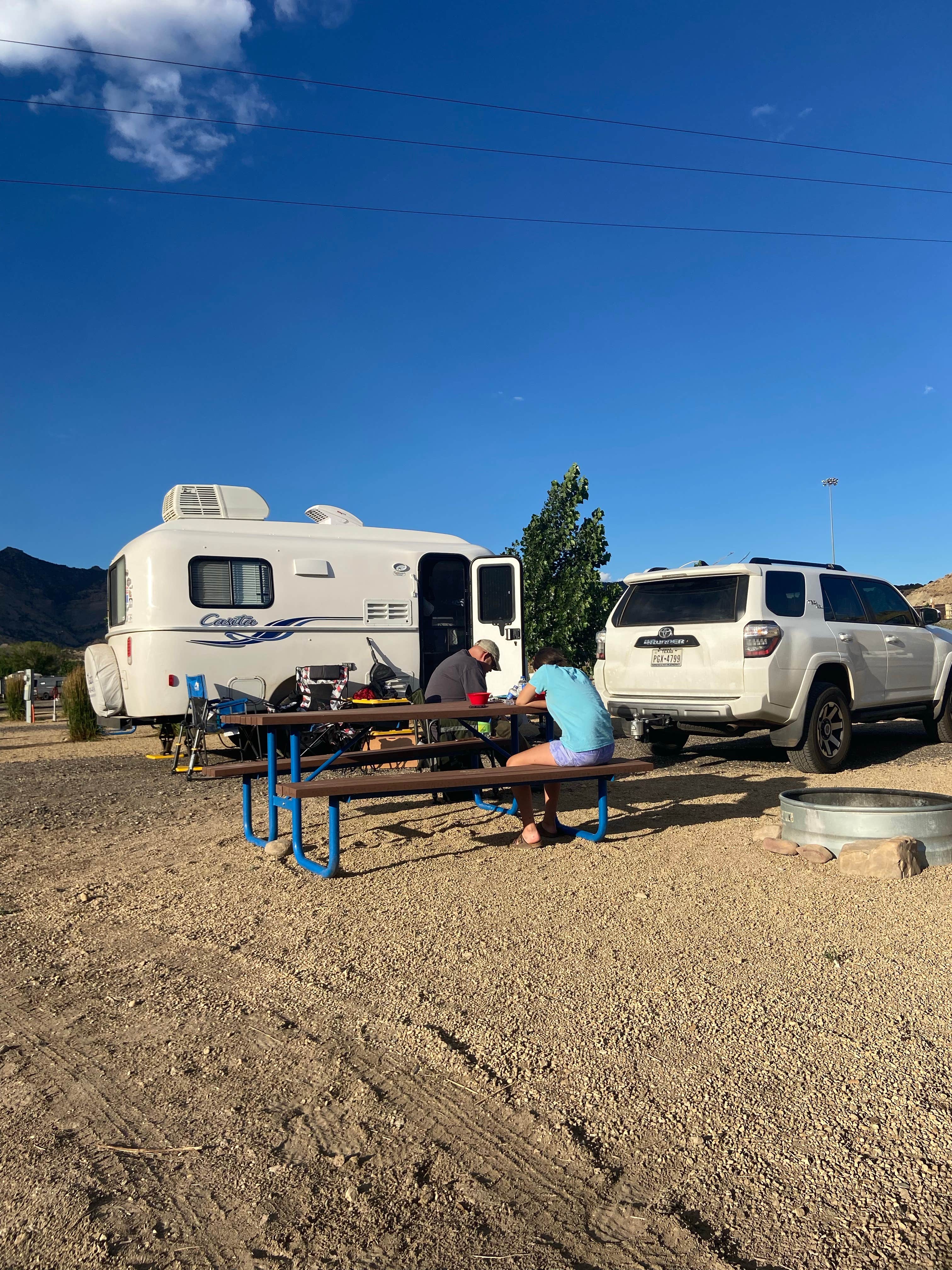 Kim B.'s photo of rv camping at Castle Gate RV Park near Wellington, UT