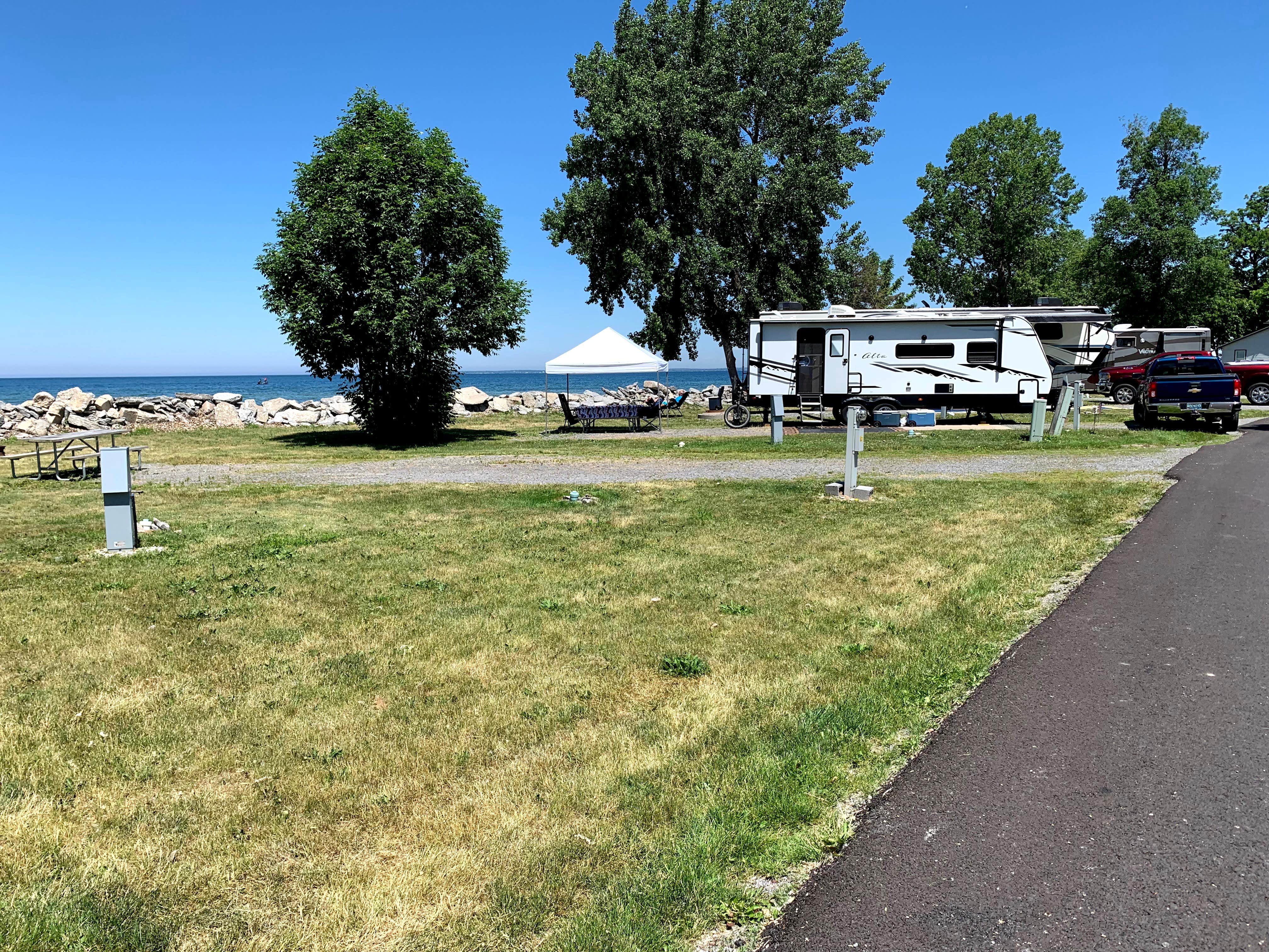 Laure D.'s photo of rv camping at Sun Outdoors Association Island near Copenhagen, NY