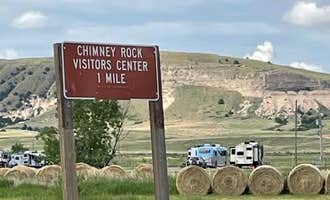 Camping near Bridgeport  State Rec Area: Chimney Rock Pioneer Crossing, Bayard, Nebraska