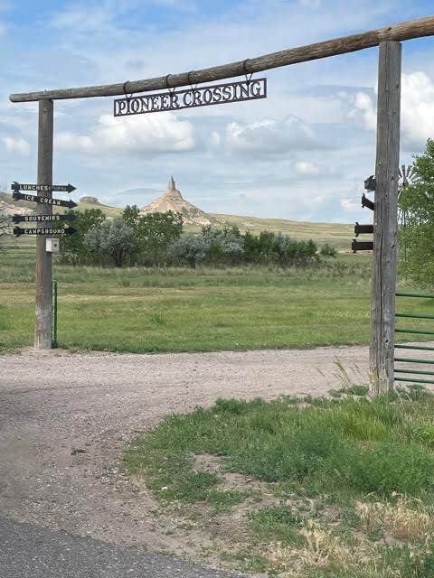 Camper submitted image from Chimney Rock Pioneer Crossing - 3