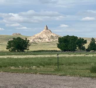 Camper-submitted photo from Chimney Rock Pioneer Crossing