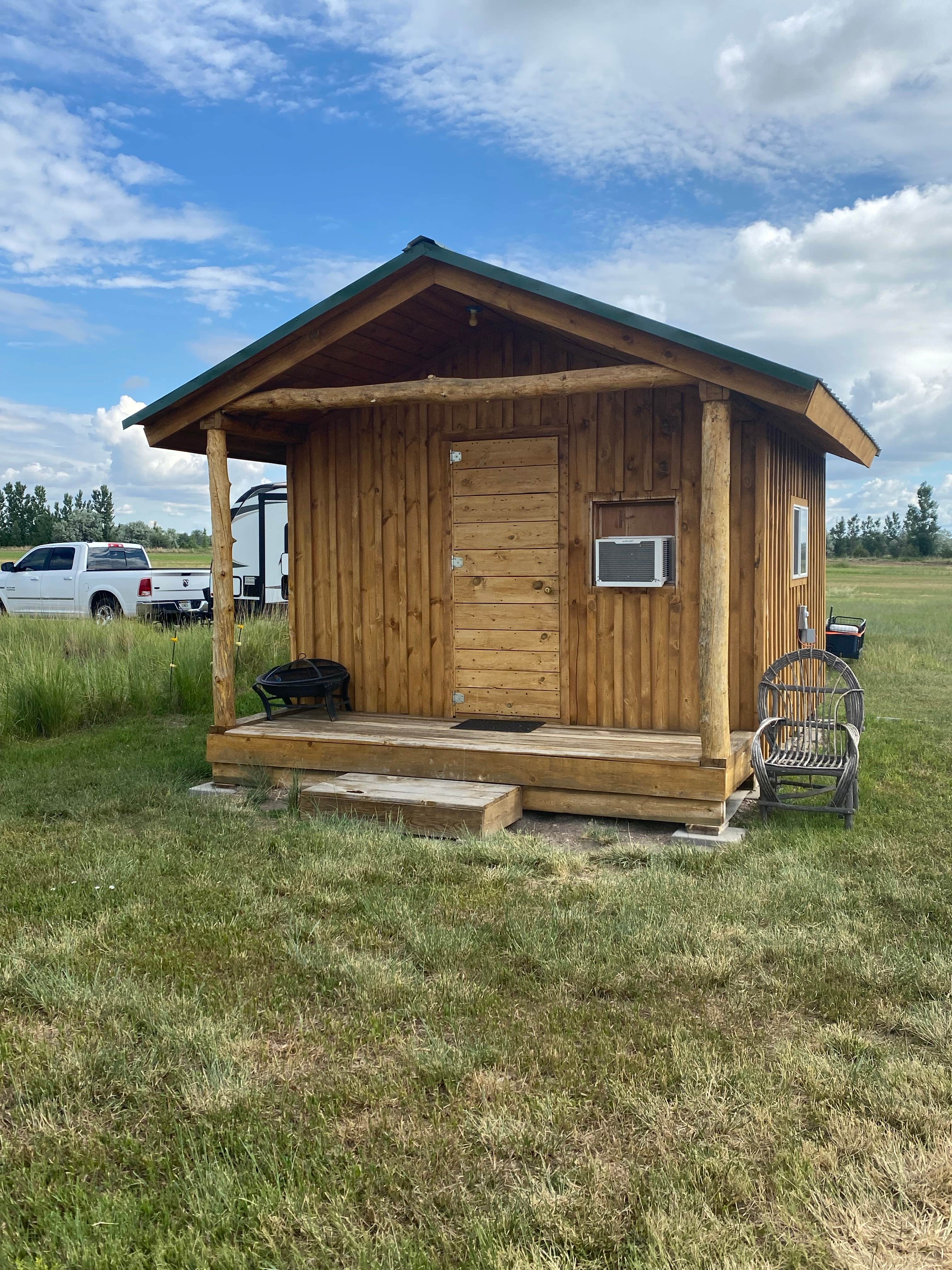 Shannon G.'s photo of a cabin at Chimney Rock Pioneer Crossing in Nebraska