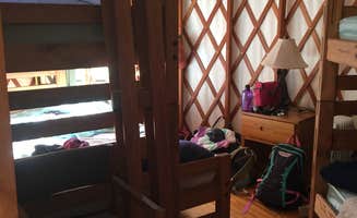 Alyssa H.'s photo of glamping accommodations at Yellow Creek Campground — Yellow Creek State Park in Pennsylvania