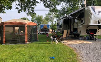 Regina C.'s photo of camping with pets at Elizabethtown-Hershey KOA near Harrisburg, PA