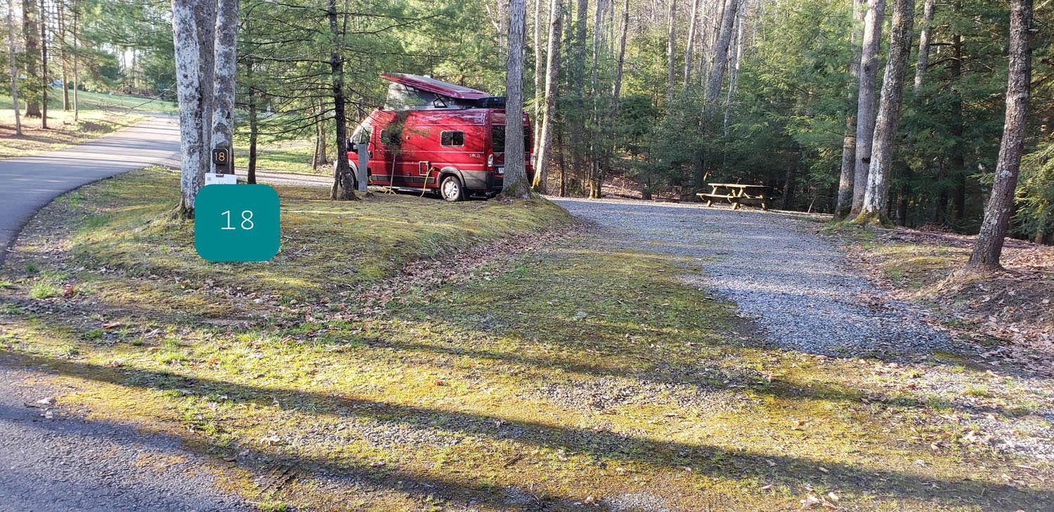 Jean C.'s photo of rv camping at Little Beaver State Park Campground near Pipestem, WV