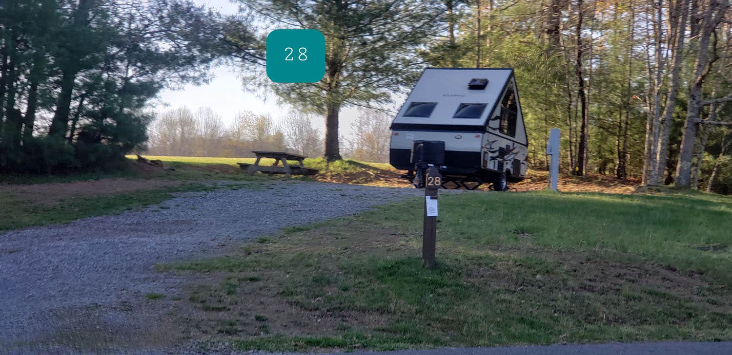 Jean C.'s photo of rv camping at Little Beaver State Park Campground near Gilbert, WV