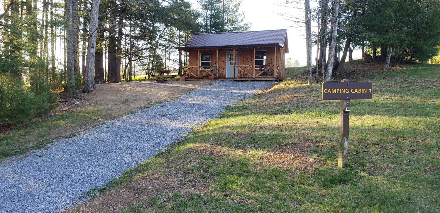 Jean C.'s photo of a cabin at Little Beaver State Park Campground near Bluestone Lake