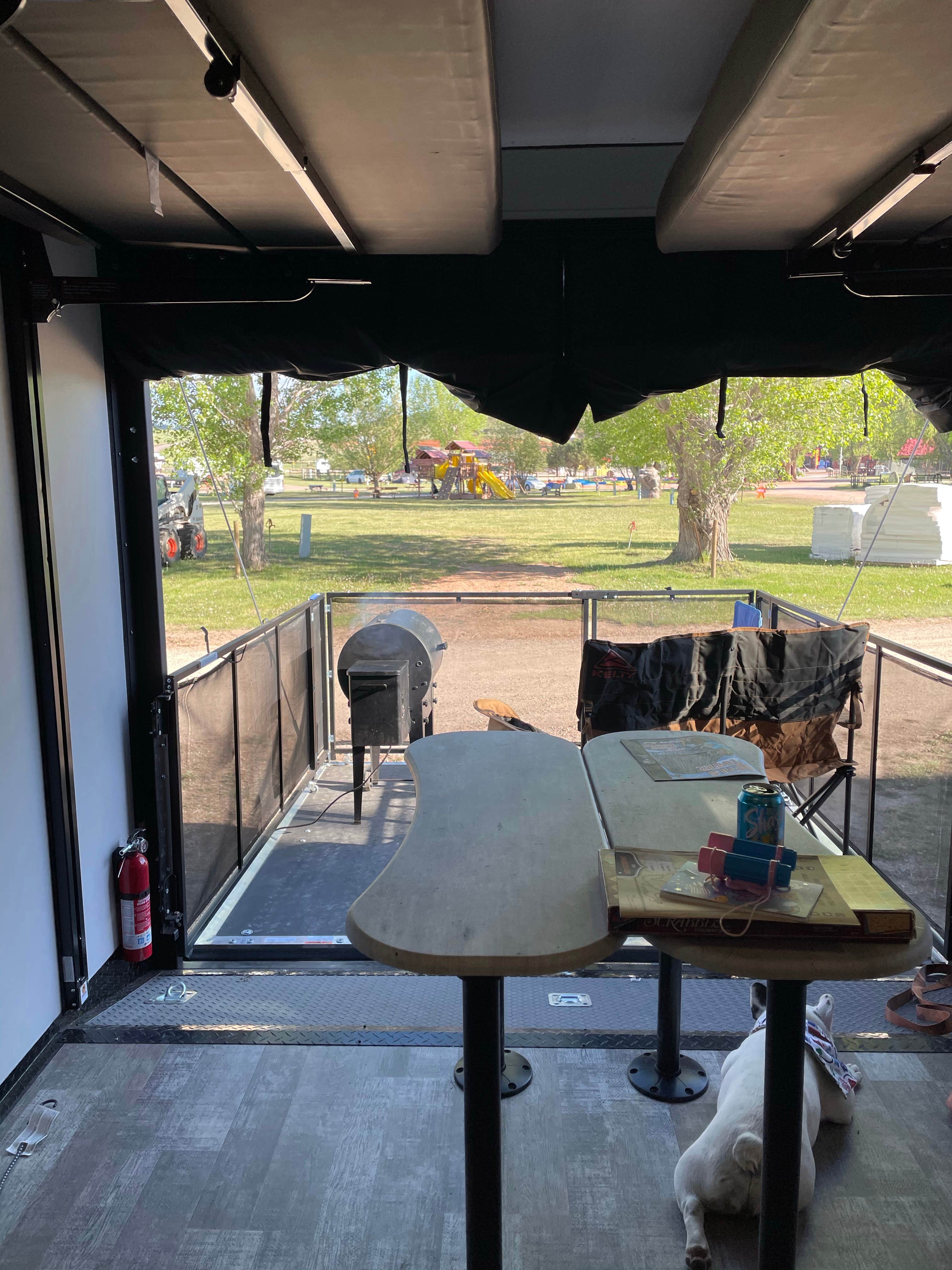 Danae P.'s photo of camping with pets at Devils Tower KOA near Gillette, WY