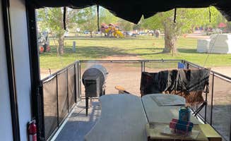 Danae P.'s photo of camping with pets at Devils Tower KOA near Devils Tower National Monument