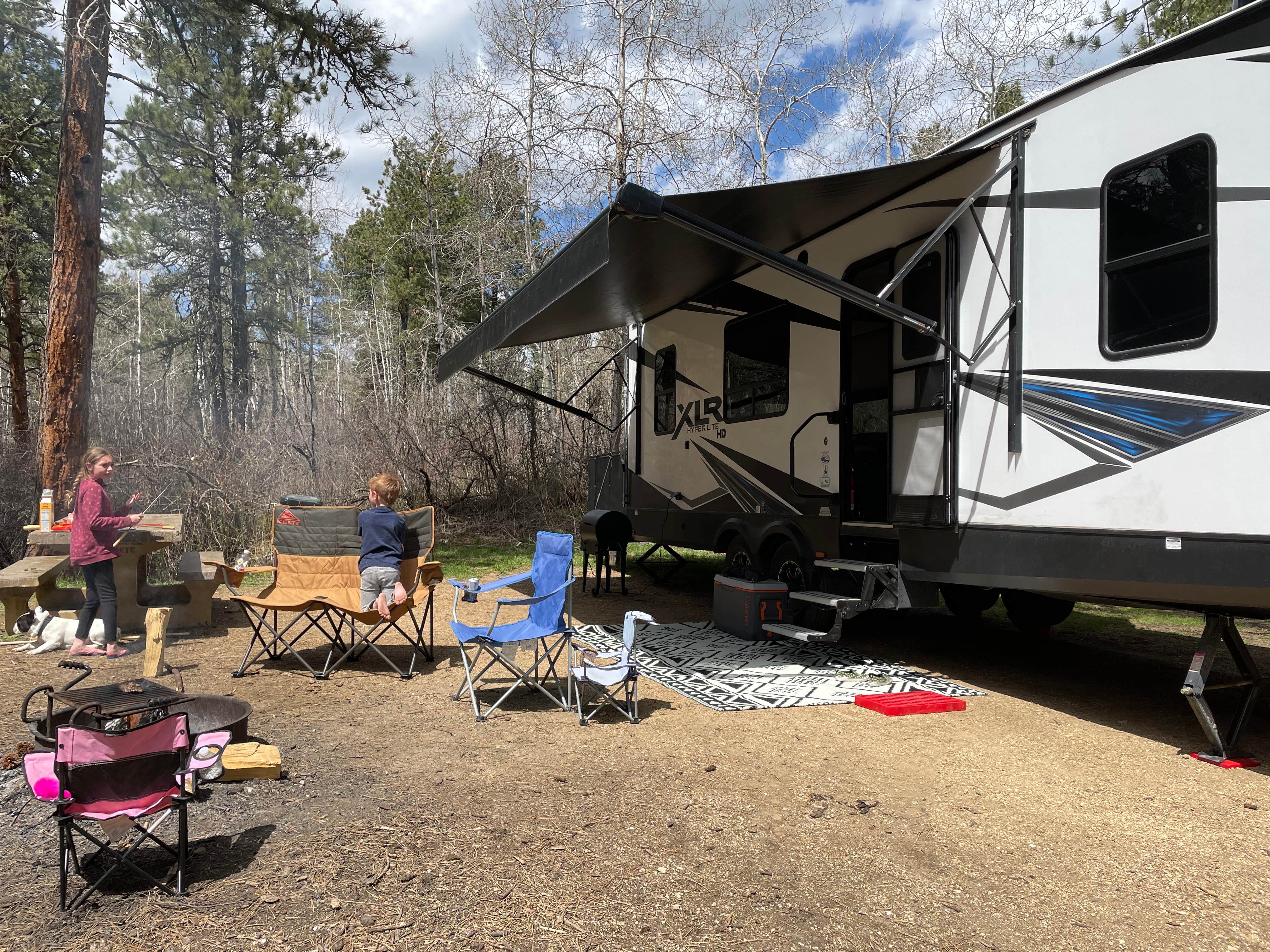 Danae P.'s photo of rv camping at Camp Creek Campground near Lloyd, MT