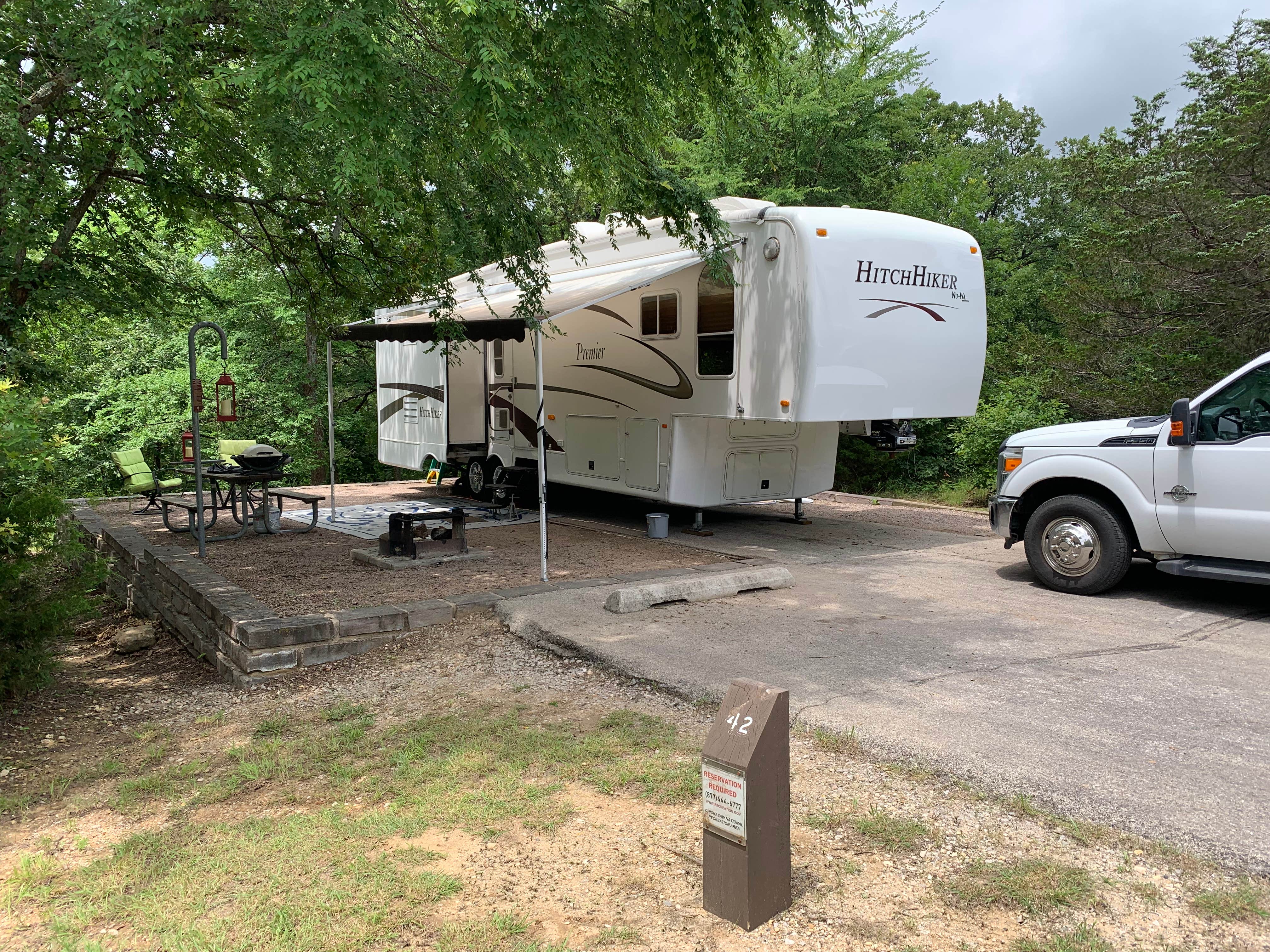 Randy's photo of rv camping at The Point Campground — Chickasaw National Recreation Area near Ada, OK
