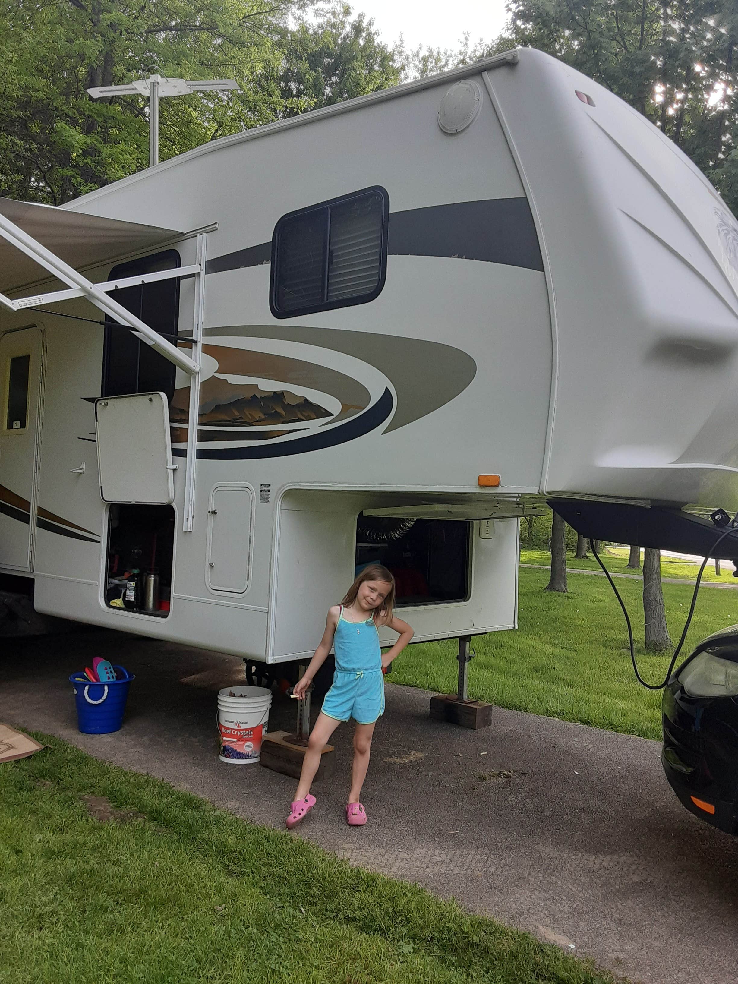 Jenn C.'s photo of rv camping at Geneva State Park Campground near Burton, OH